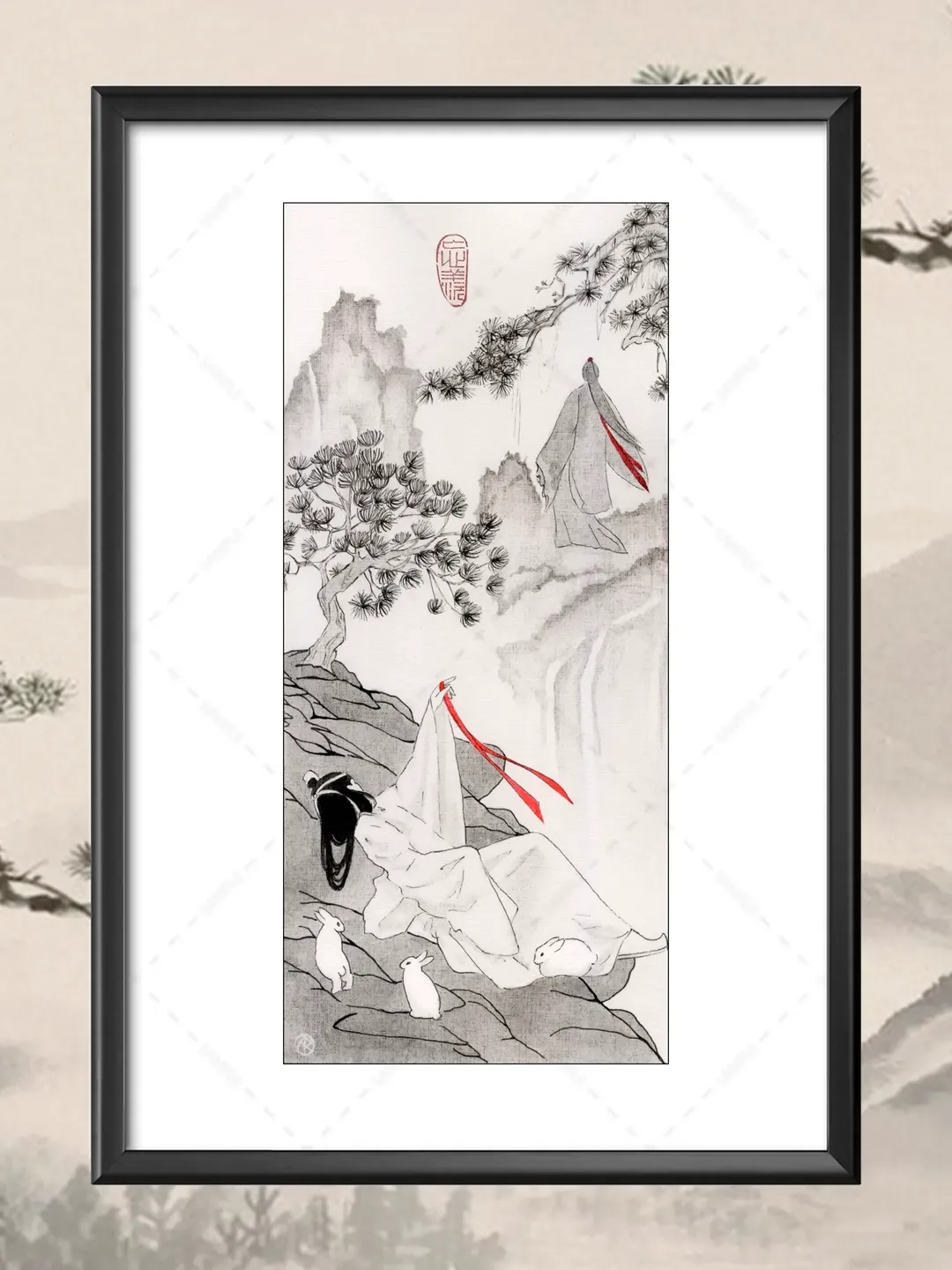 Art Print Day dreams inspired by Mo Dao Zu Shi / A4 / Forget About Regrets / Lan Wangji / Wei Wuxian