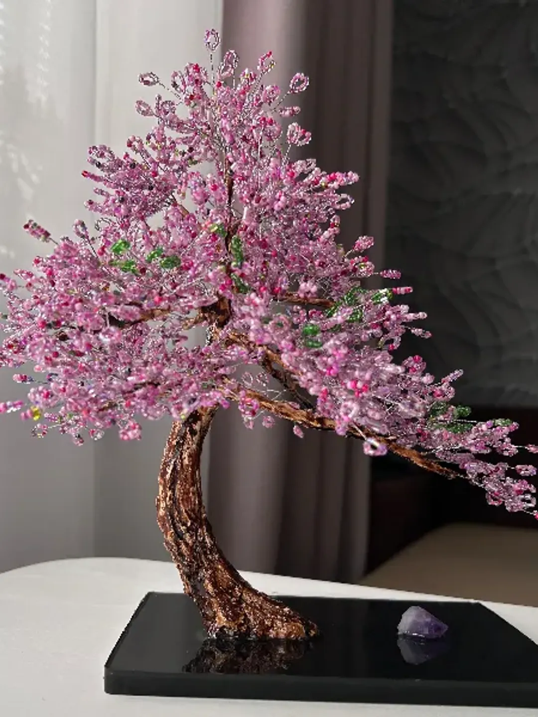 Decorative Handmade Tree Handmade beaded maple tree | tree ornament | exclusive realistic ...