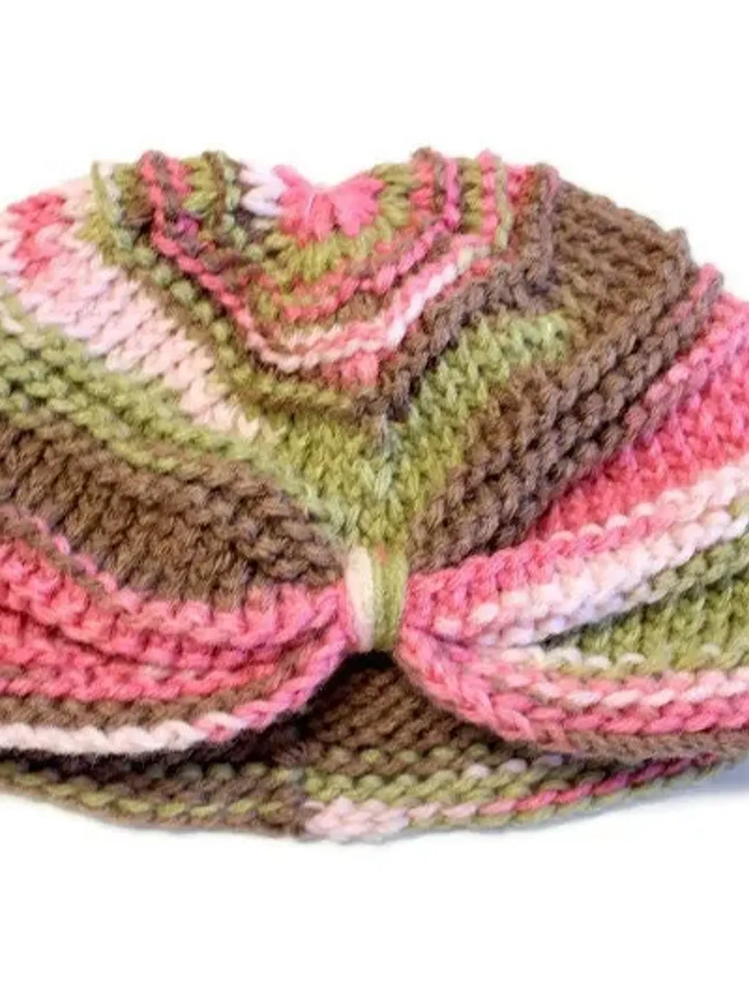 Multi Colored Knit Yarn Beanie Hat with Synched Up Front, Kids and Babies, Baby Hat, Baby Shower Gift Ideas for New Moms, Infant Crib Hat