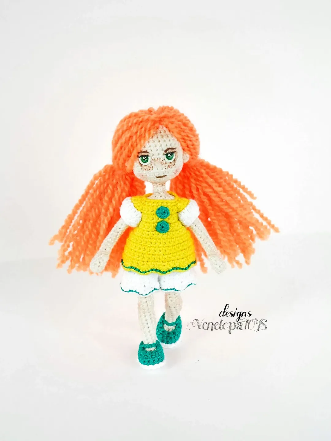 PDF Pattern Amigurumi Doll Eva, amigurumi pdf doll crochet tutorial