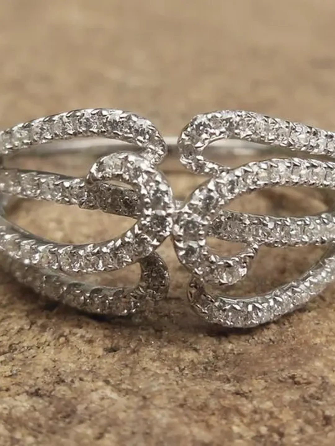 Solid 14K White Gold Fashion Band / Wedding Band