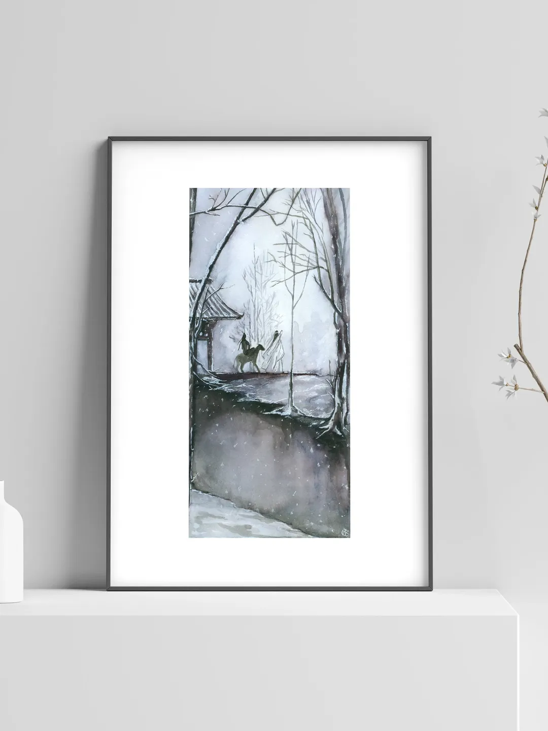 Art Print Ride inspired by Mo Dao Zu Shi / A4 / Forget About Regrets / Lan Wangji / Wei Wuxian