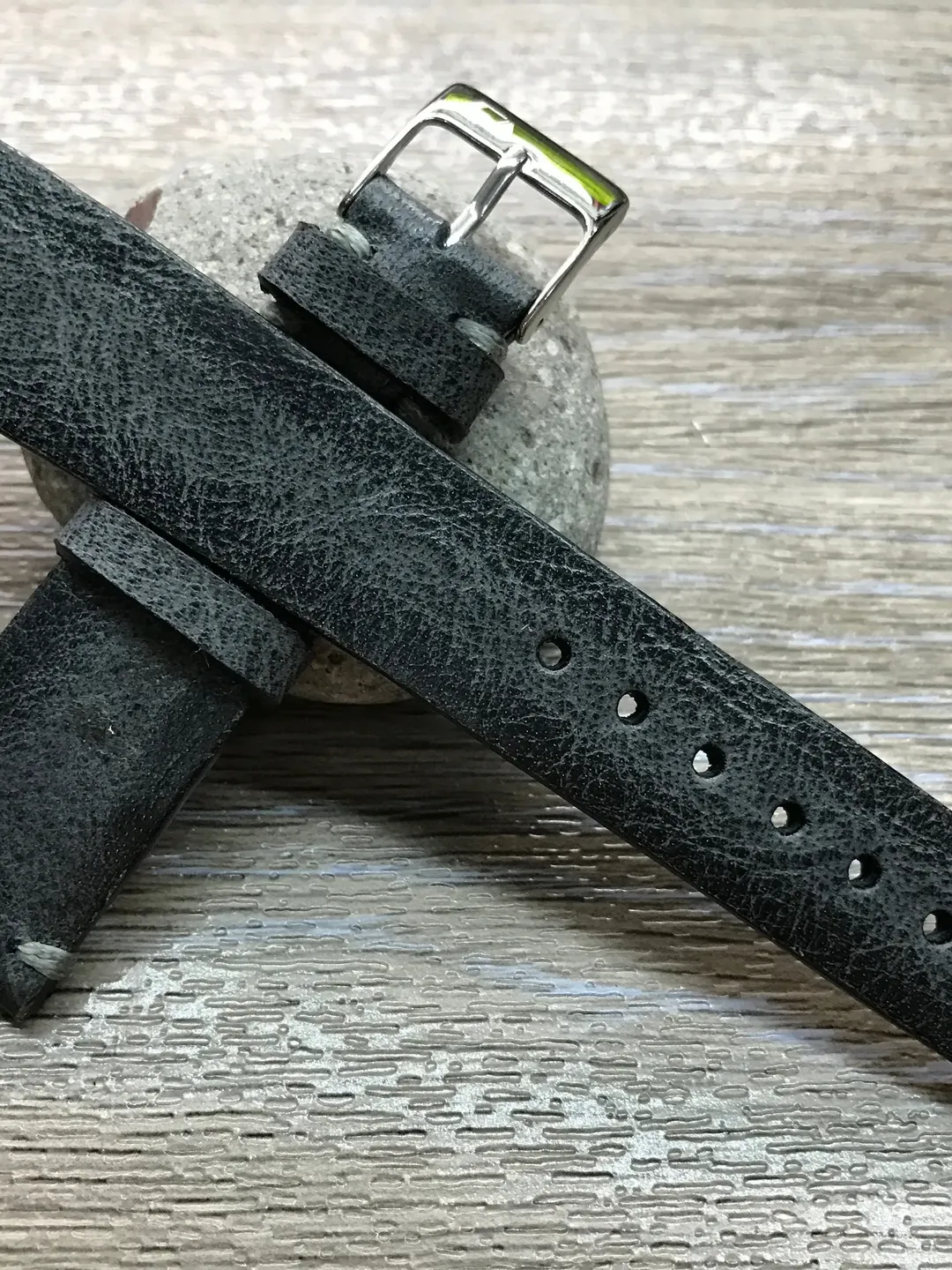Leather Watch Strap, 20mm watch strap, Leather Watch Band, Black Wrist Watch band, 18mm 19mm 22mm leather watch strap, FREE SHIPPING