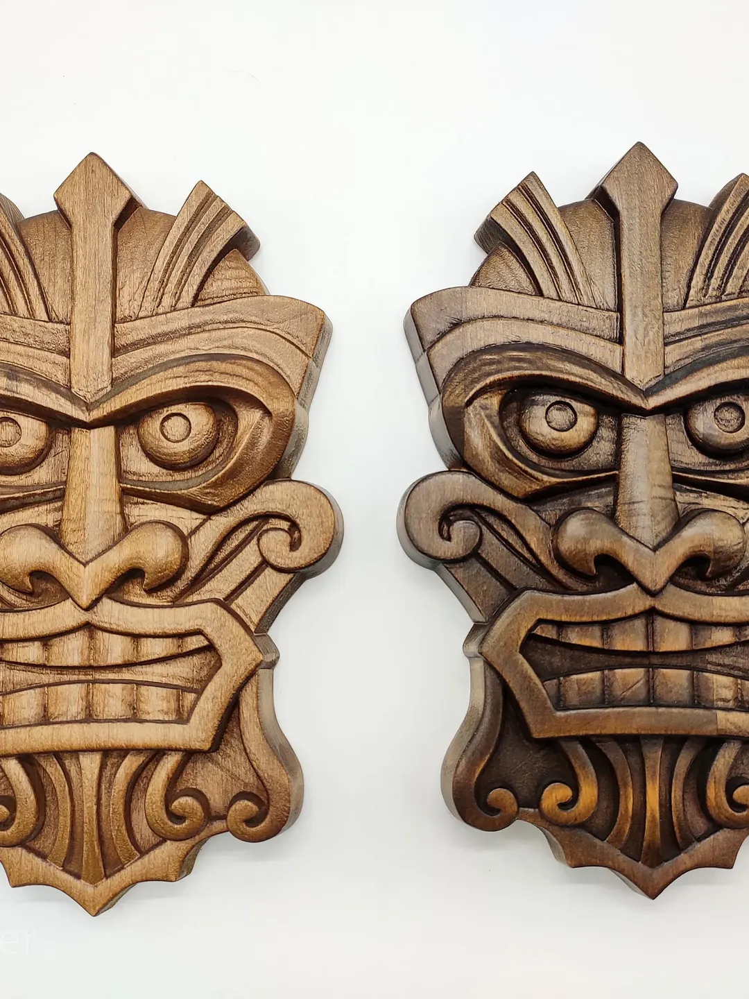 African wood Tiki mask, Wooden Tiki Mask, Wood decor, wall decor, wall panel, wooden wall panel, wooden mask, hawaiian mask, carved mask