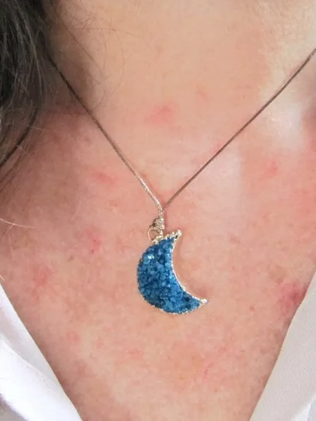 Necklace quartz Pendant in Boho & Chic, Gift for Women, Adjustable Necklace, Gemstone, Natural Stone Necklace, Christmas gift women