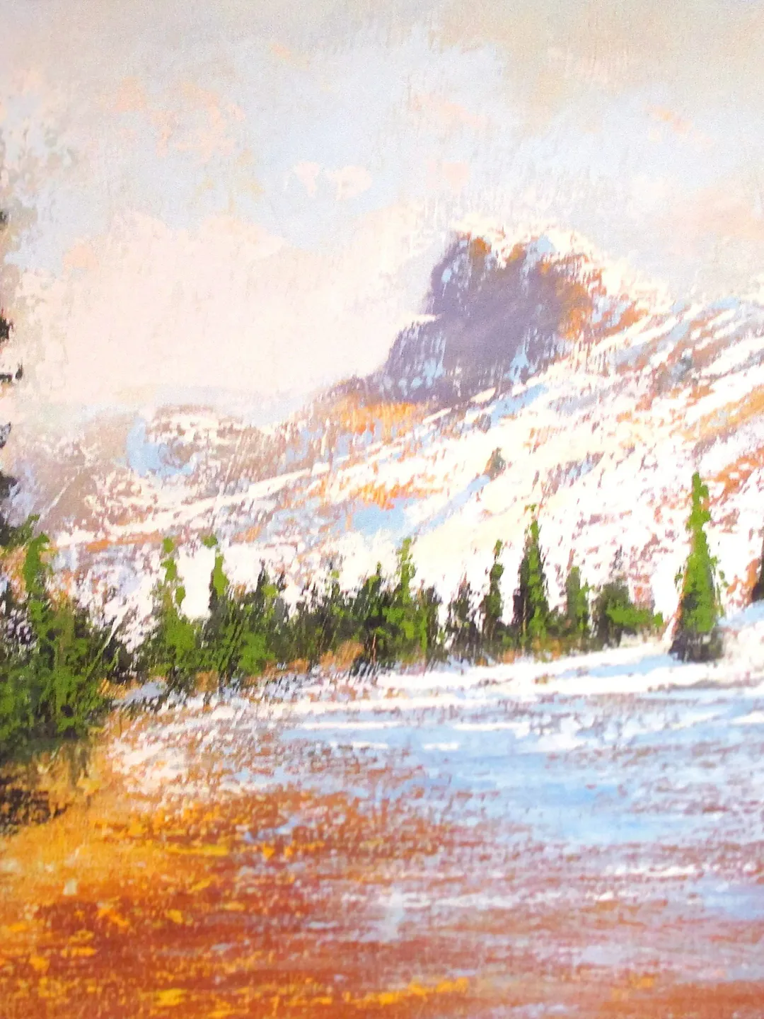 Nevada Painting "Lake Stella" ORIGINAL OIL PAINTING on Canvas, Landscape Painting Original Great Basin Art by "Walperion