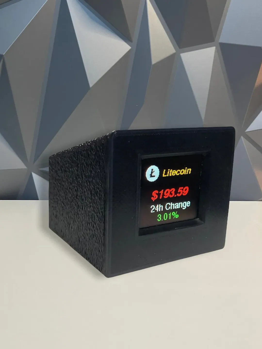 Color Crypto Coin Price Ticker Display WiFi