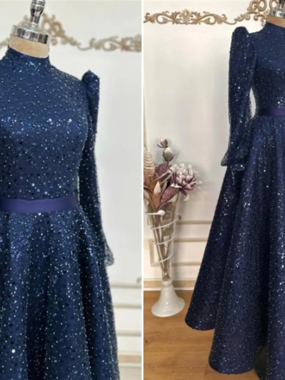 AHUNARE HIJAB - Wedding Dress, Muslim Evening Gown, Nikah, Islamic Wedding, Engagement, Bridesmaid