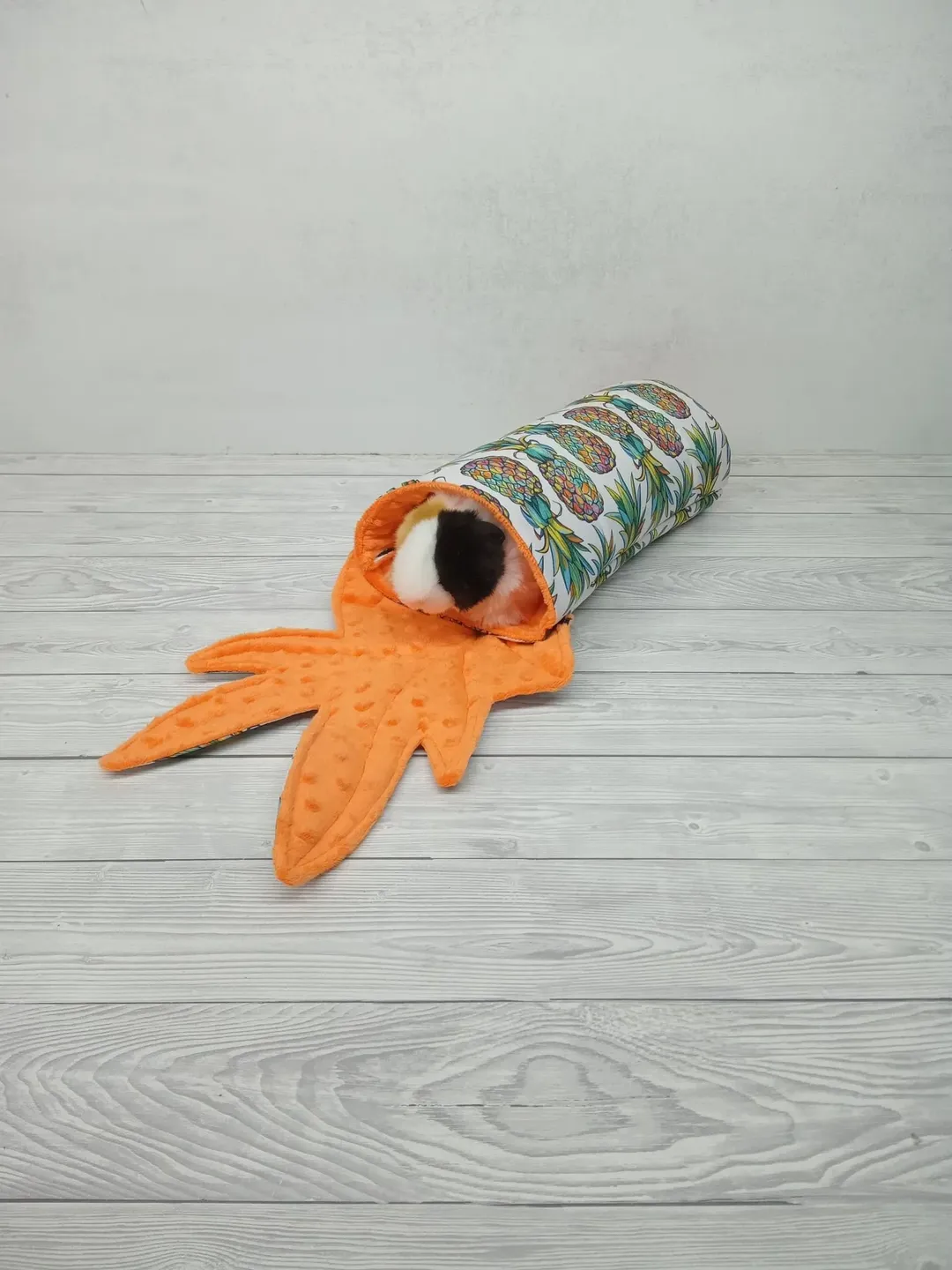 Guinea pig flecce tunnel, ferret tunnel, guinea pig accessories,  mini rabbit cage accessories