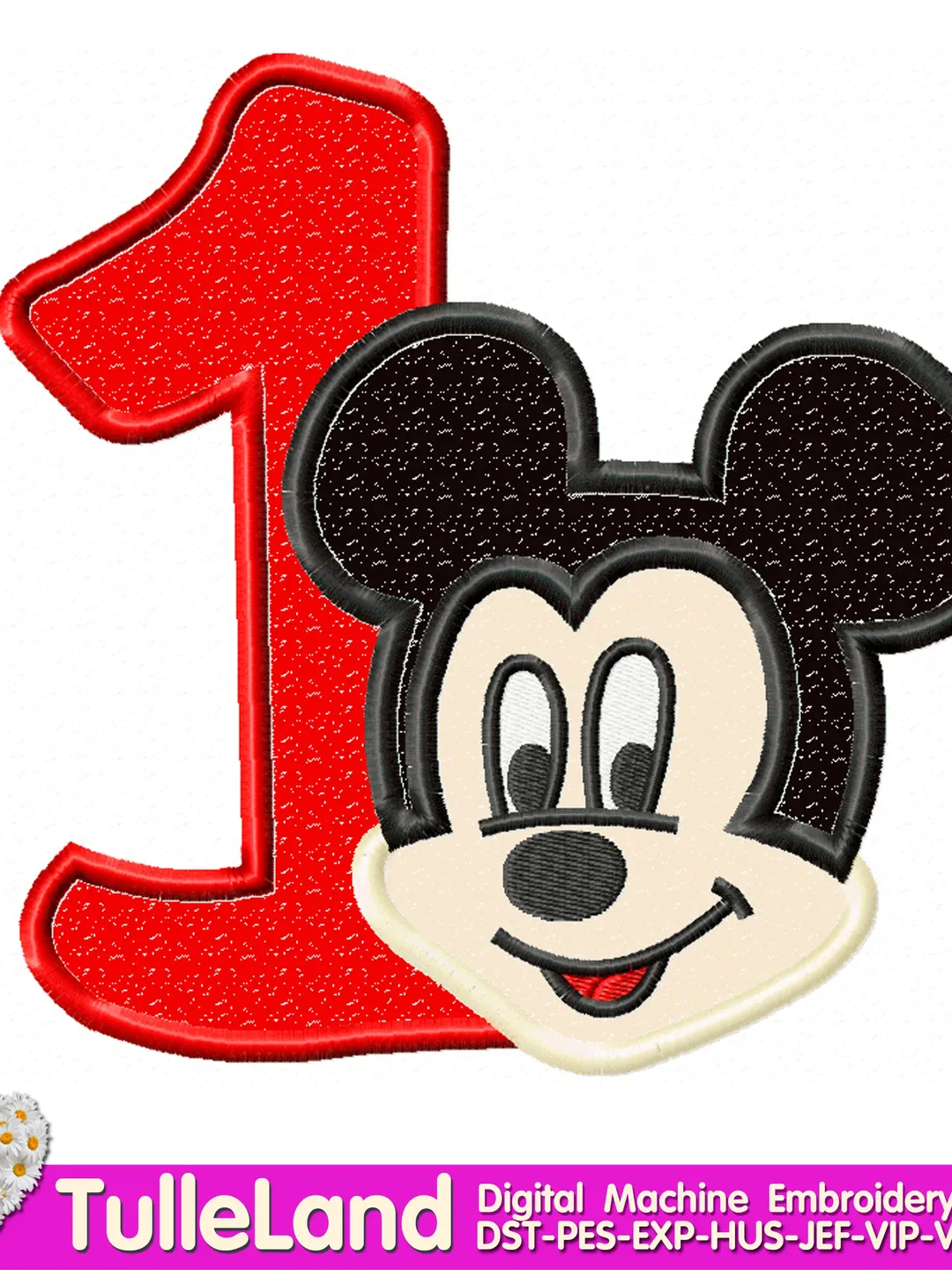 ONE Mouse Birthday 1st  Birthday I'm ONE Mouse Birthday Oh TWOdles Oh Toodles Design applique for Machine Embroidery