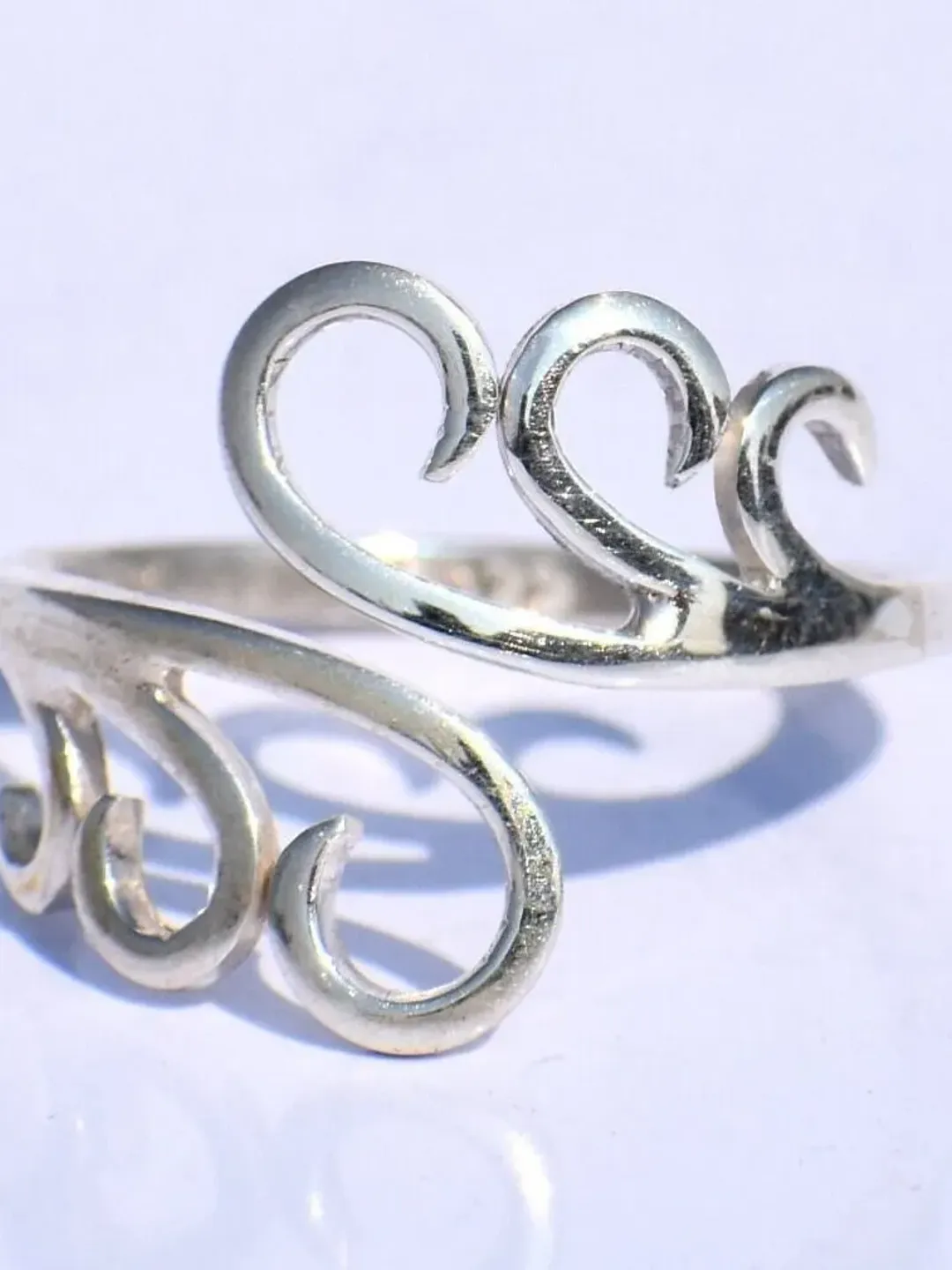 Spiral Ring, Handmade Ring, 925 Sterling Silver Ring, Minimalist Ring, Silver Adjustable Ring, Wire Wrap Ring, Silver Fine Ring, Women Ring