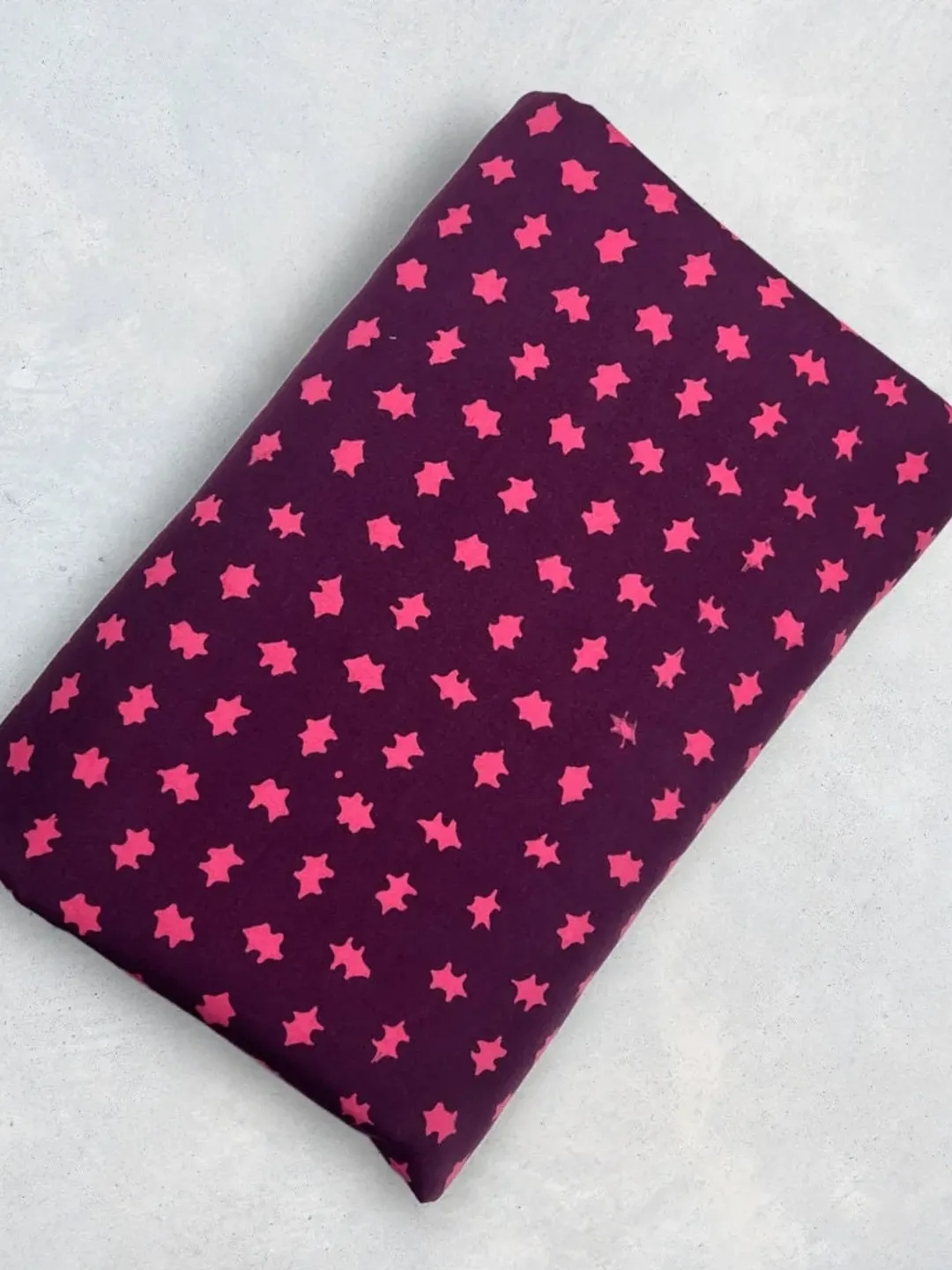 Purple Raspberry Indonesian Batik Fabric . 2 Yards