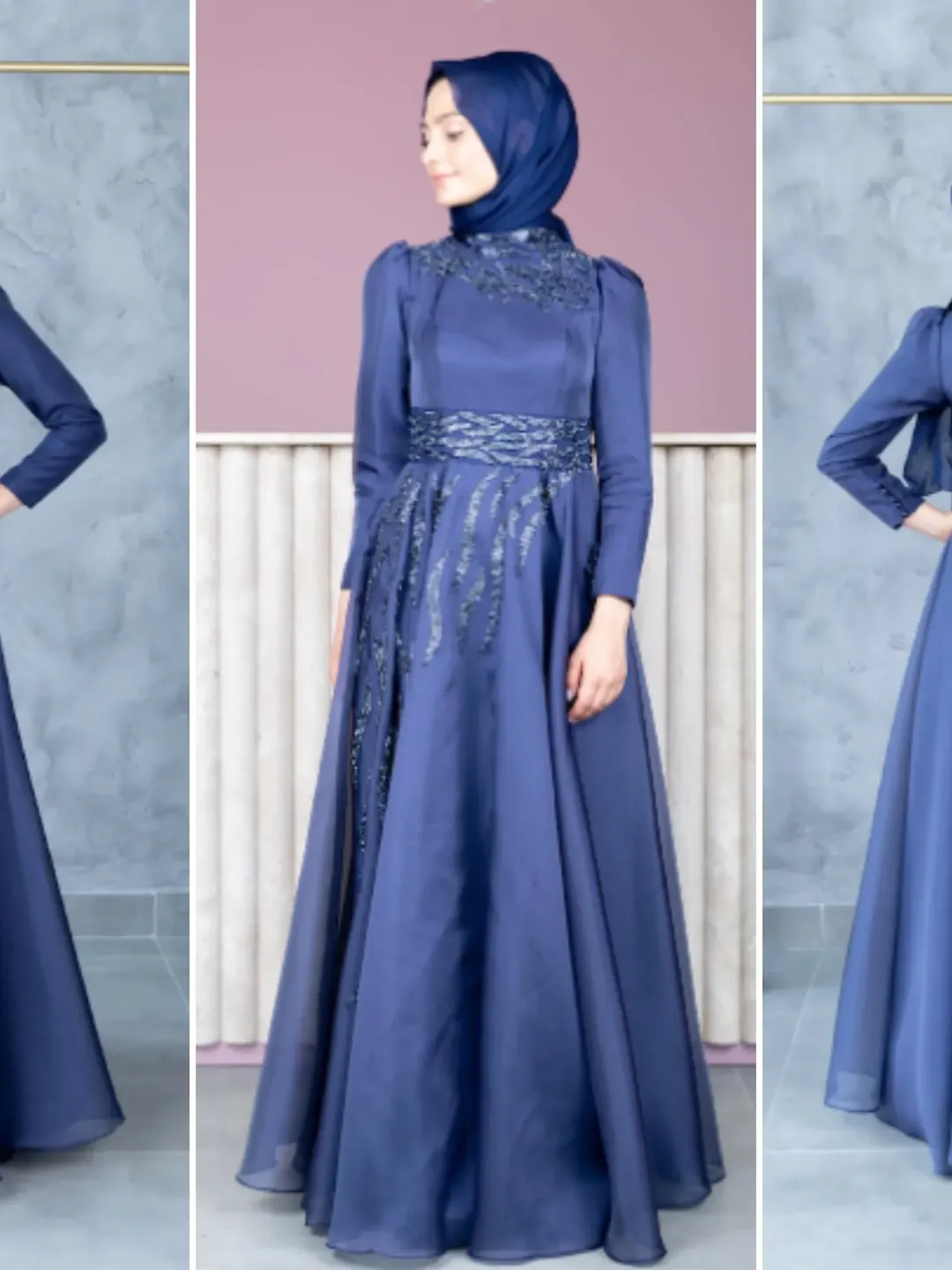 Ahunare Wedding Dress, Muslim Evening Gown, Nikah, Islamic Wedding, Engagement, Bridesmaid, Maxi Dress
