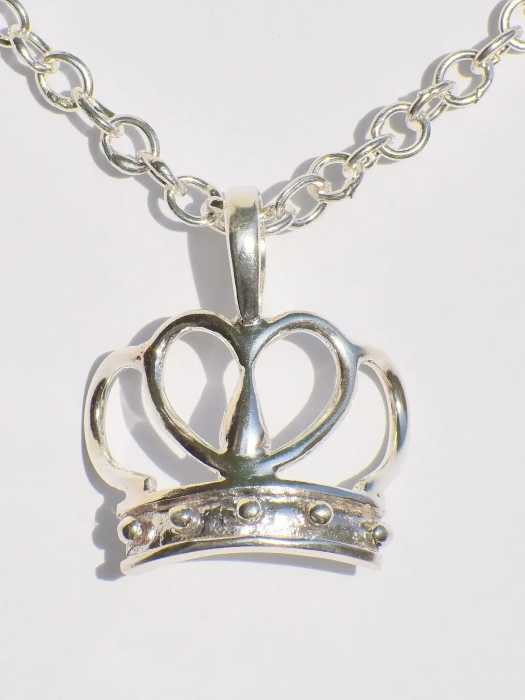 Crown Pendant, 925 Sterling Silver, Statement Jewelry, King Crown Pendant, Princess Jewellery, Queen Necklace, Gift for Her, Gift For Womens