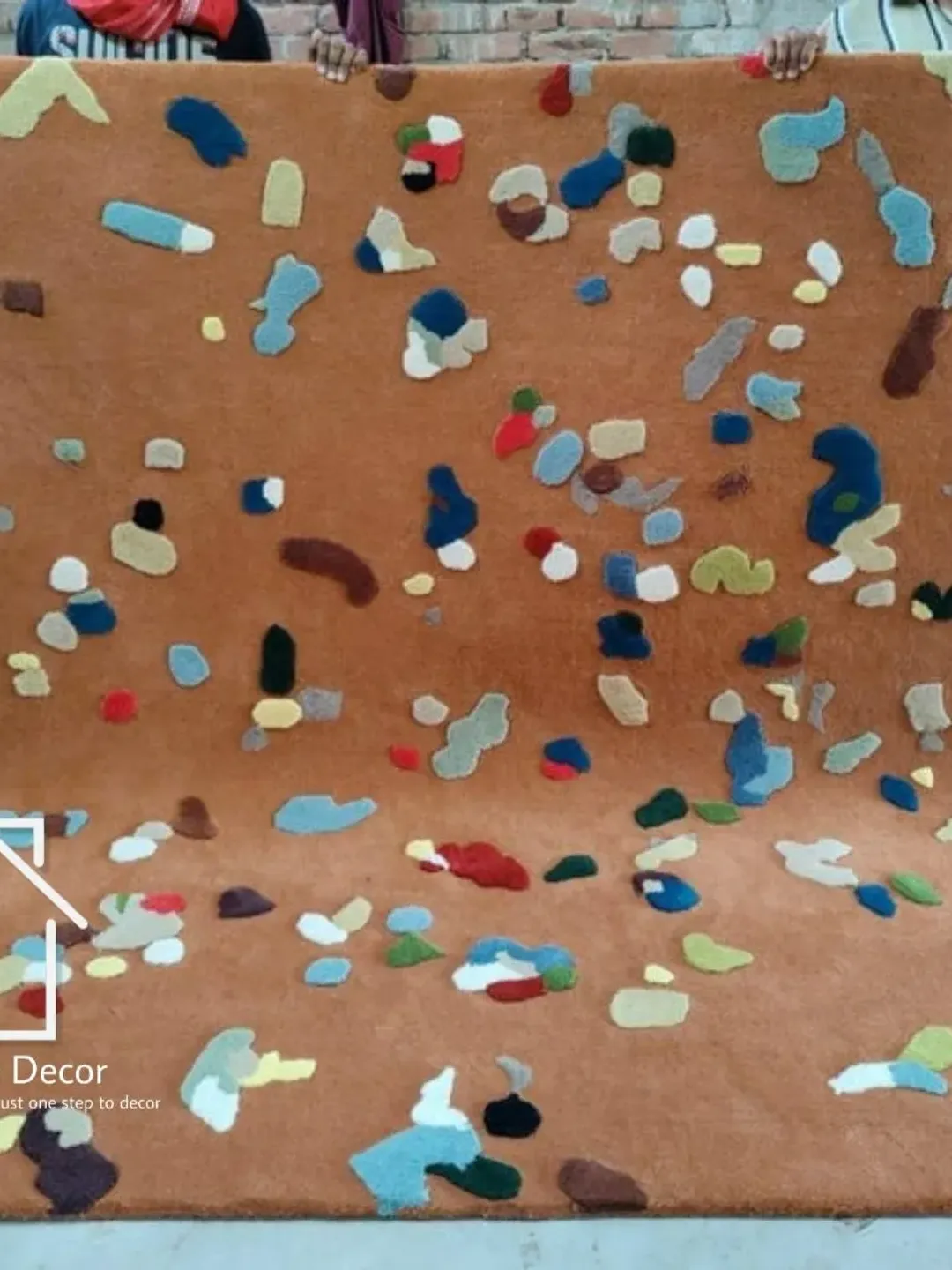 Multi colour Designer Hand Tufted Wool Rug Modern Area Rug Handmade Area Rug Hand Tuft Rugs Morden Rugs for Living Room Rugs Bed Vintage Rug