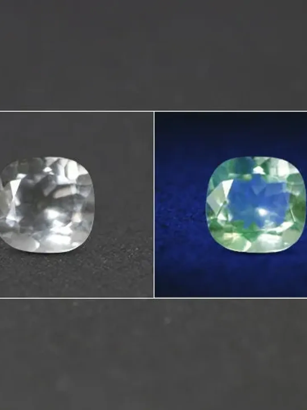 0.75 CT Rare Gemstone 100% Natural UV Color Change Mexican Light Hyalite Opal