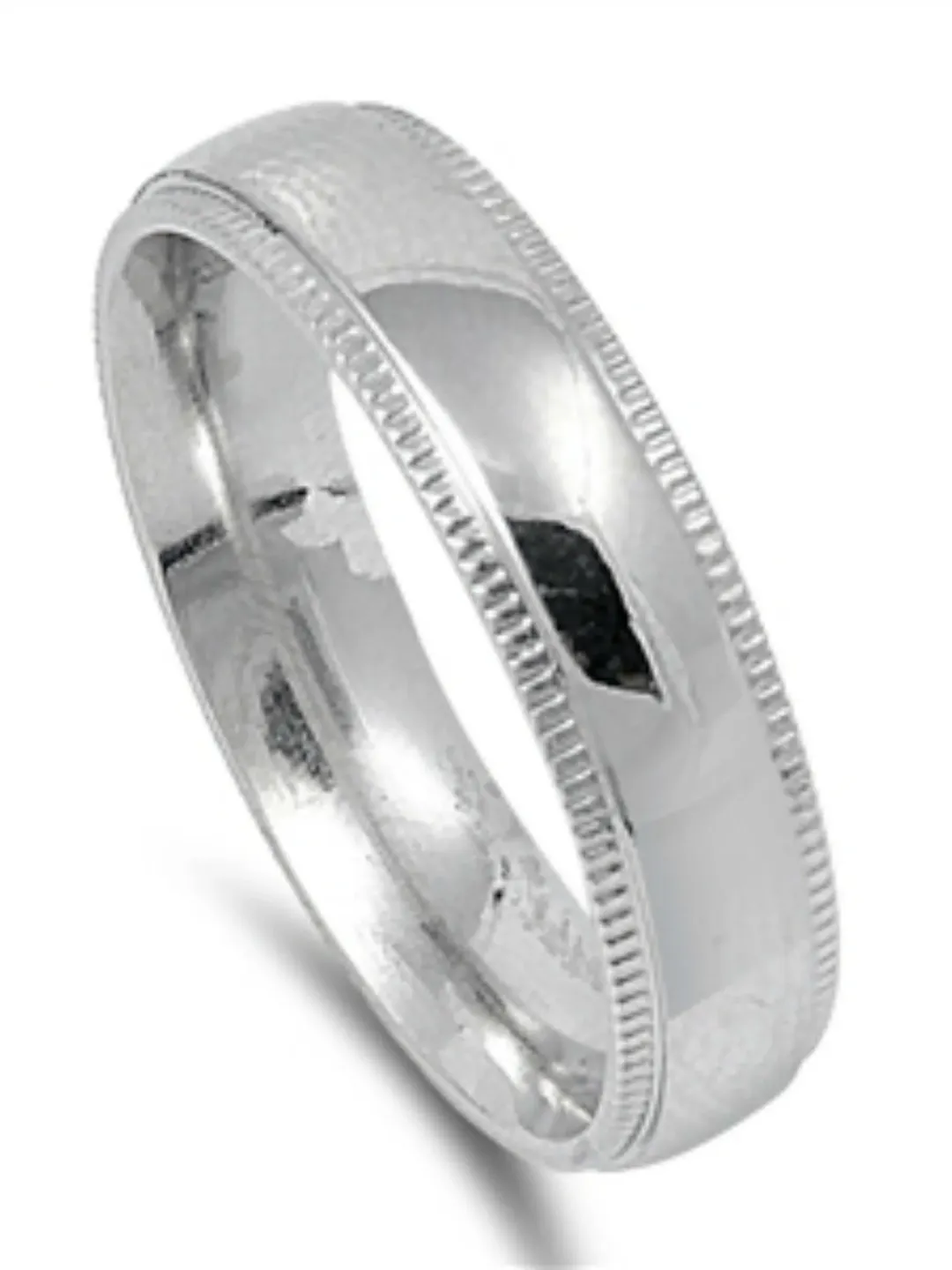 Thumb Ring, Stainless Steel 5mm Wedding Ring, Silver Ring, Very Comfortable Ring, Comfort fit thumb Ring, For Women or Men Man Size 5 to 11