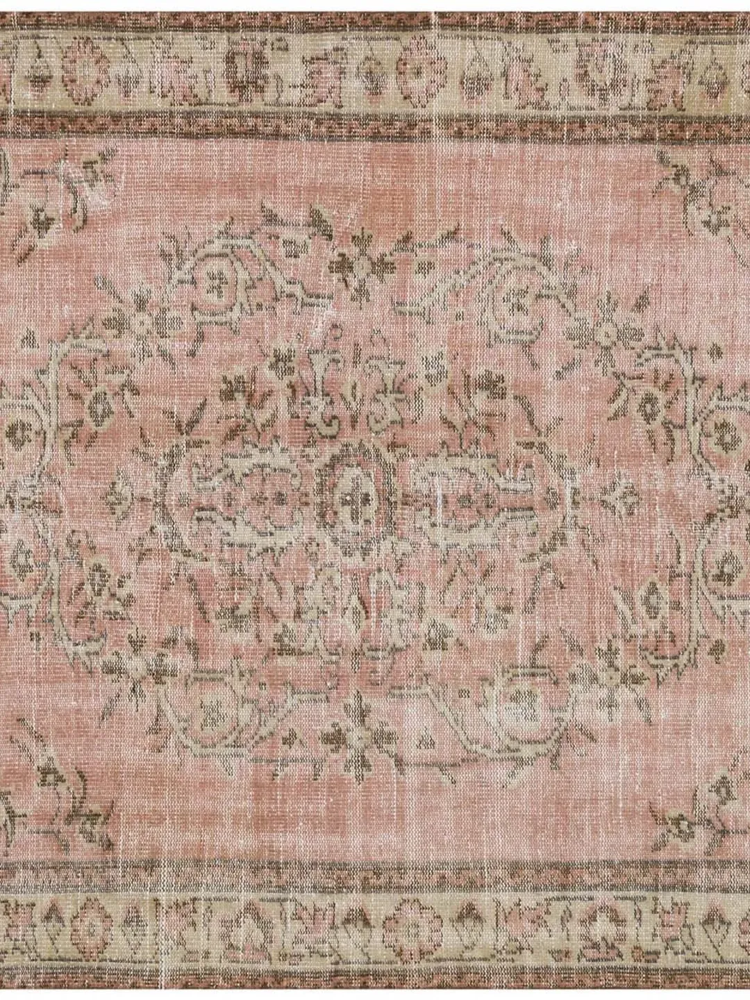 Pink Turkish Rug Pattern Turkish Rug, Pink Turkish Rug, Boho carpet, Oushak carpet, Home decor ...