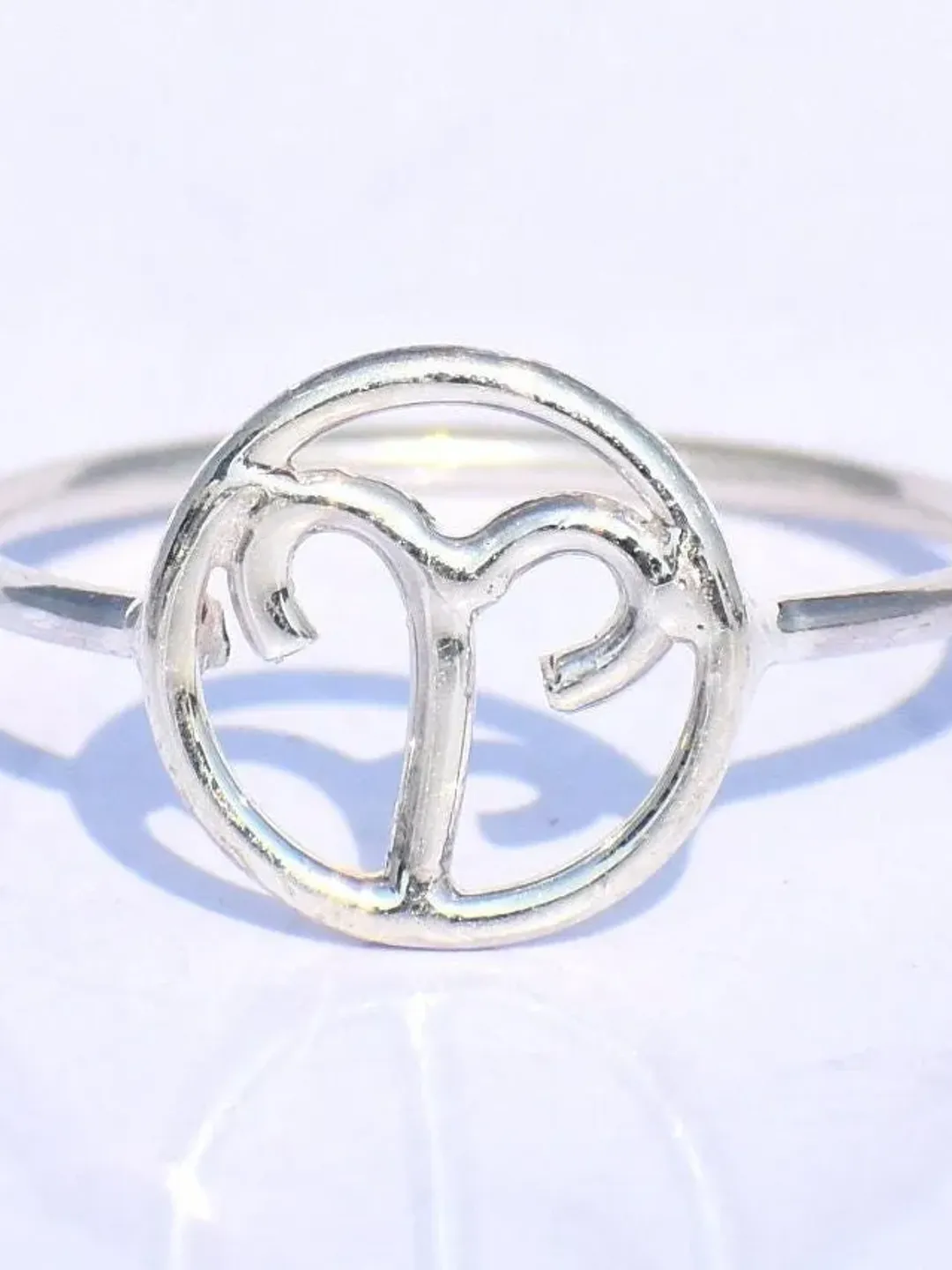 Star Sign Rings Zodiac Ring, Silver Aries Ring, Star Sign Ring, Astrology Ring, Vintage ...