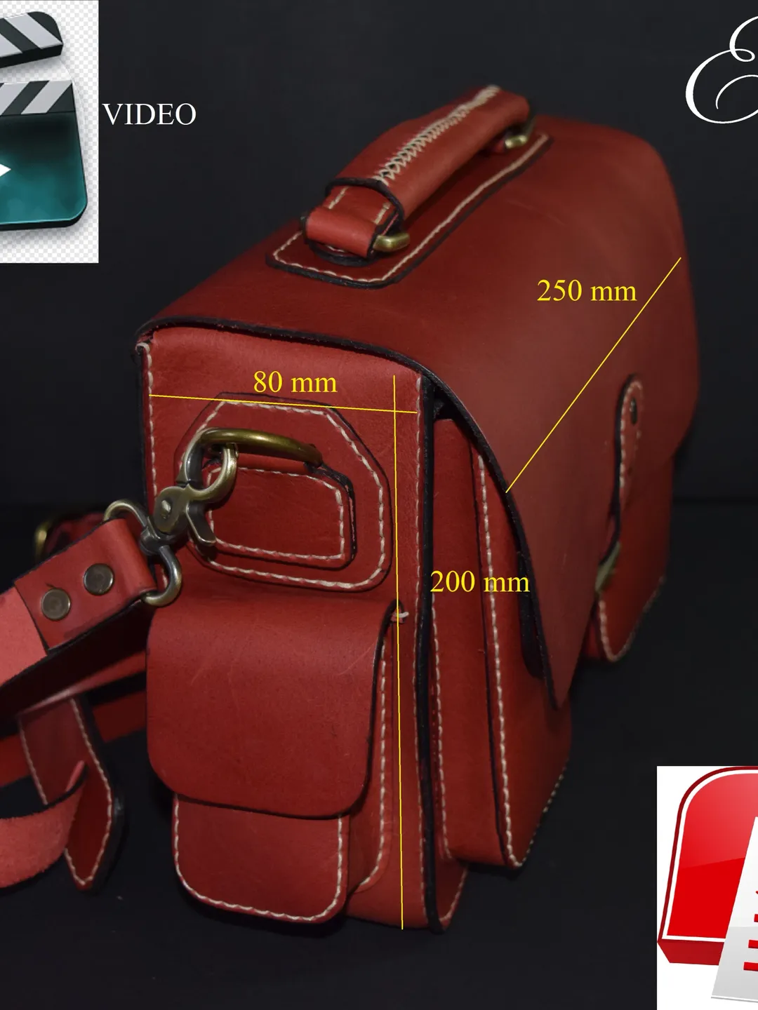 Leather  Bag Pattern- leathercraftpattern - PDF PATTERN - DIY