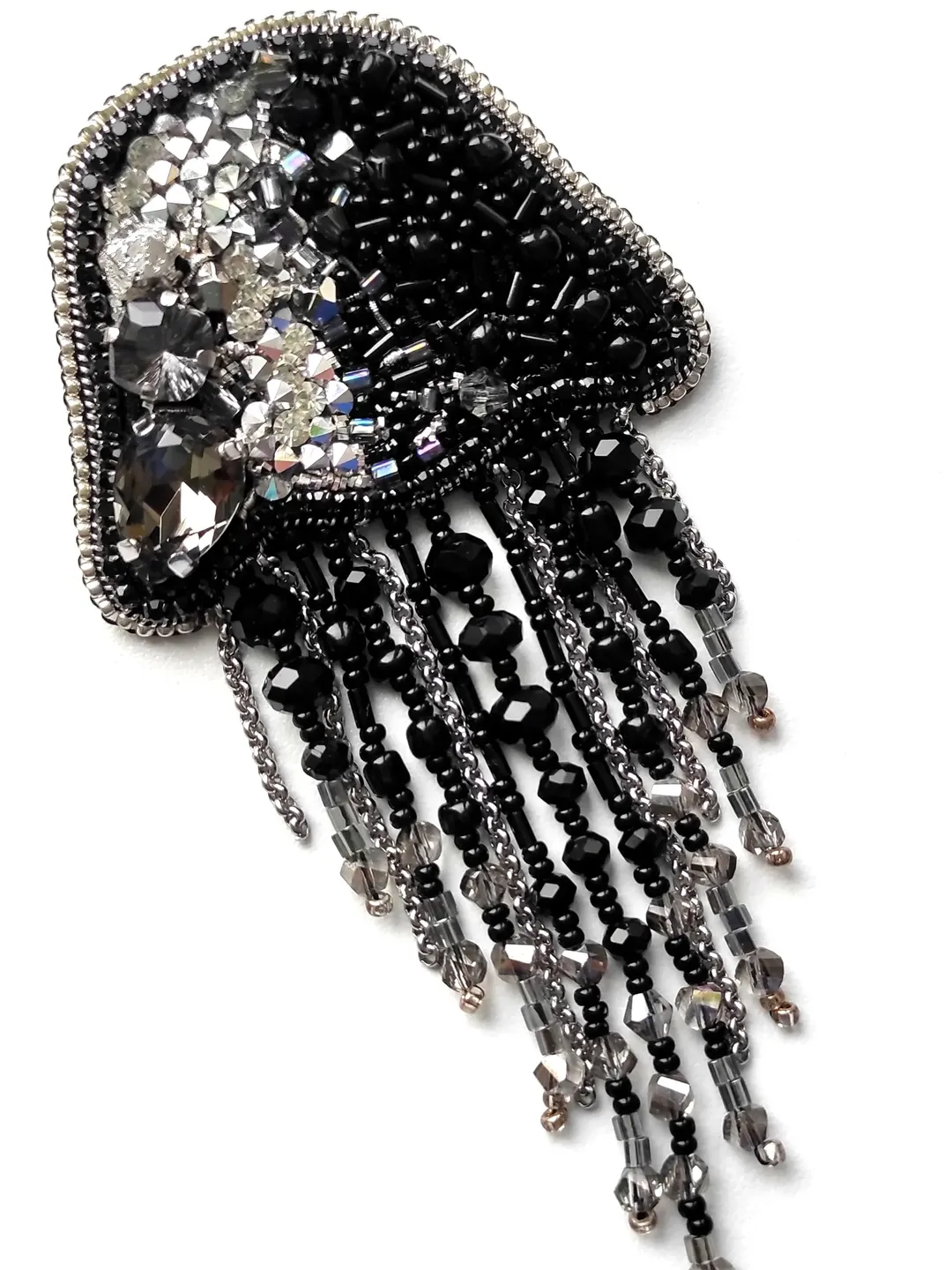 Medusa brooch, jellyfish brooch, brooch pin, blue brooch, mothers day gift, gift for friend, handmade gifts, brooch