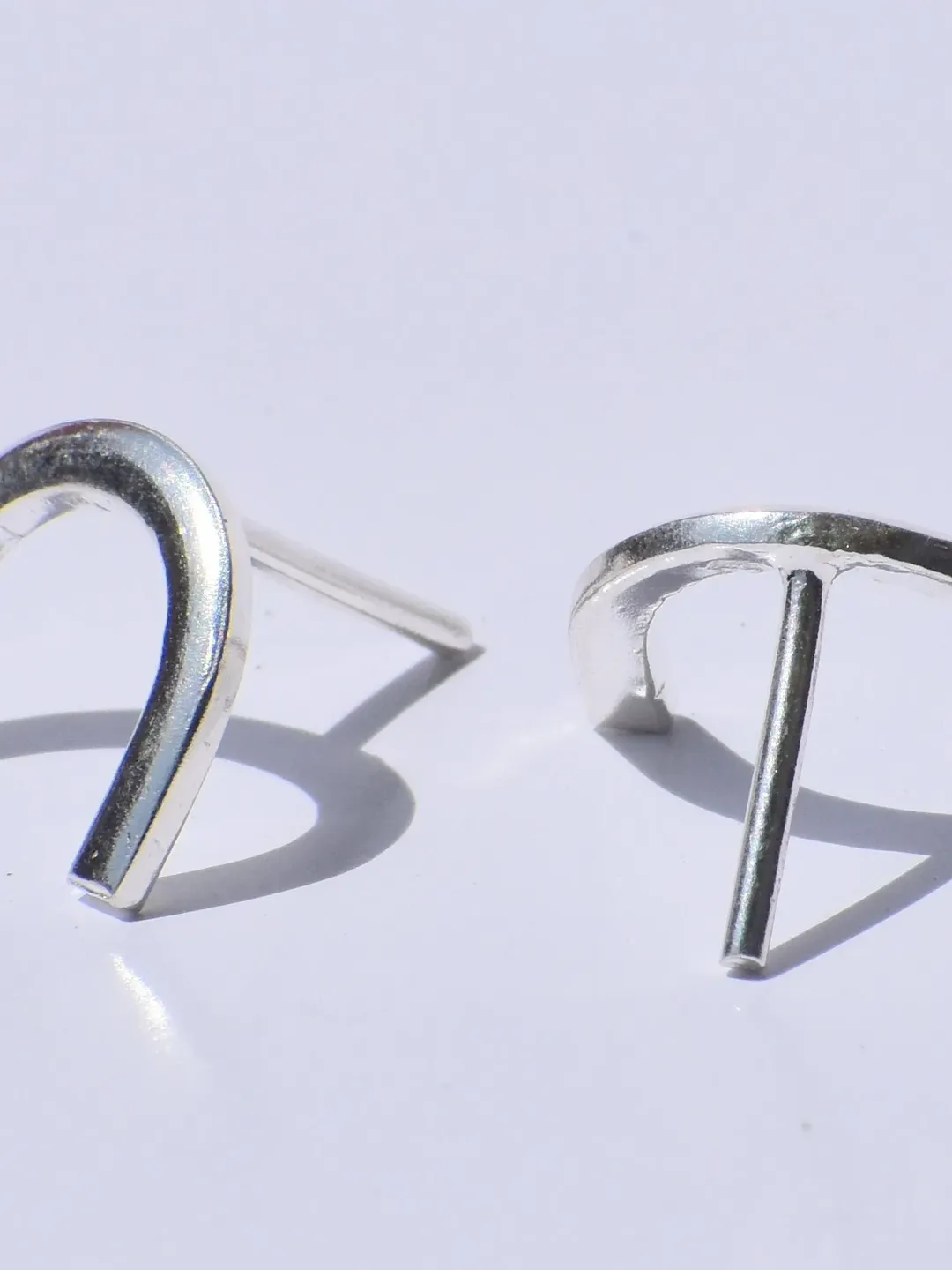 Earring, 925 Silver Earrings, Alphabetic Earrings Studs, Women's Studs Earring, Back To School, Friendship Gift, Gift For Her, Women Jewelry