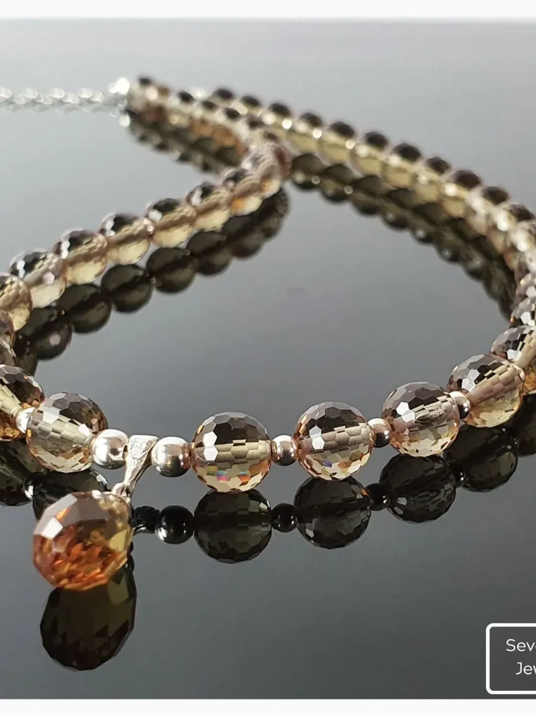 Zultanite Necklace, 925 Sterling Silver Necklace, Charming Jewellery, Diaspore Zultanite Jewellery, Gifts for Women, Wife, Valentine's Gifts