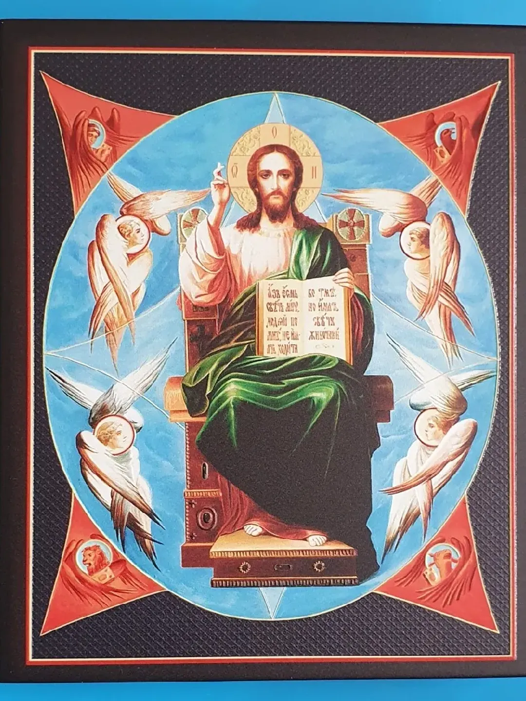 Christ on the Throne icon | Orthodox gift | free shipping from the Orthodox  store, image size:1080x1440