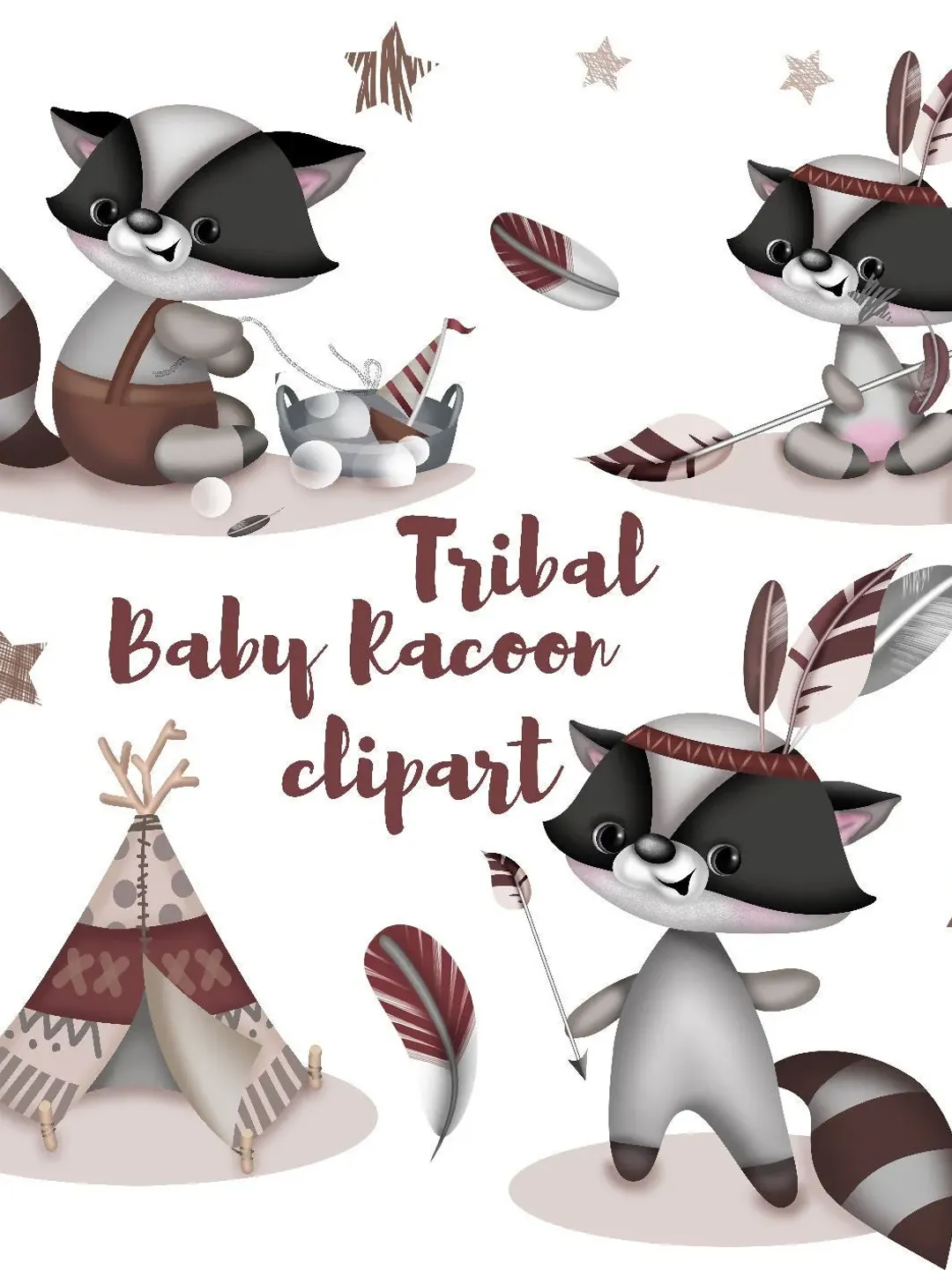 Baby Racoon Design Baby racoon print, baby racoon watercolor png , cute racoon, Raccoon ...