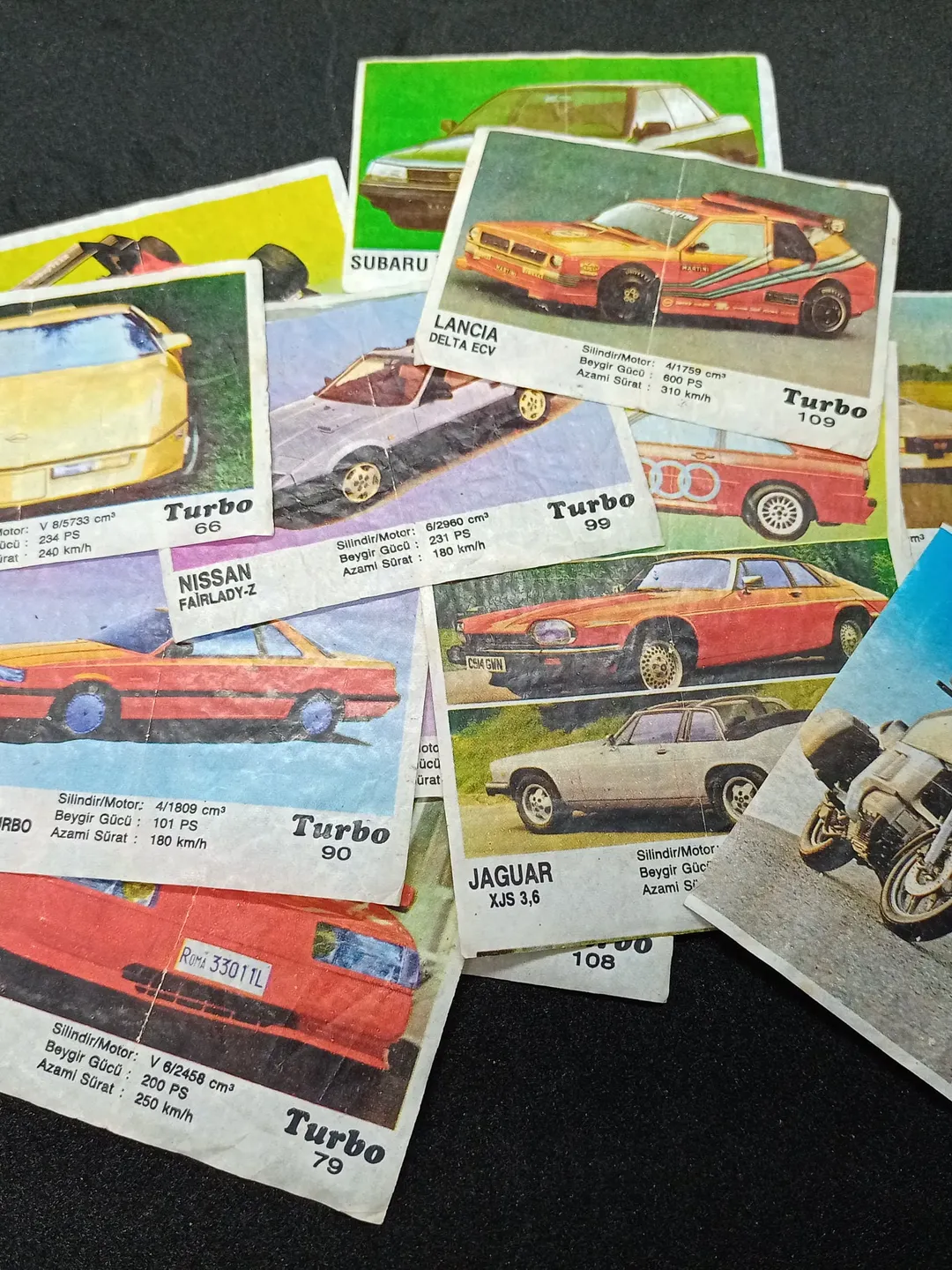 Vintage collection of chewing gum wrappers from Turbo bubble gum of the Soviet era of the 1980s 20 pcs +