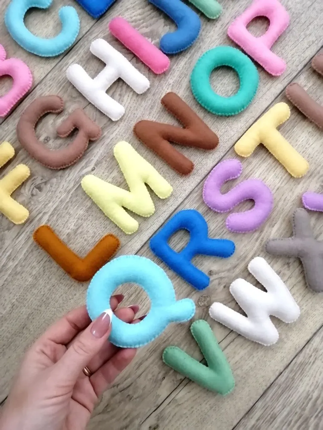 Abc Soft English alphabet for kids Soft letters from felt Soft Alphabet Soft Toy ...