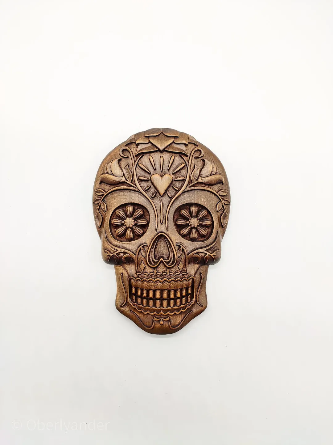 Wood sugar skull, African wooden tiki mask, wall decor, wall panel, wooden wall panel, wooden mask, wooden skull mask, carved mask