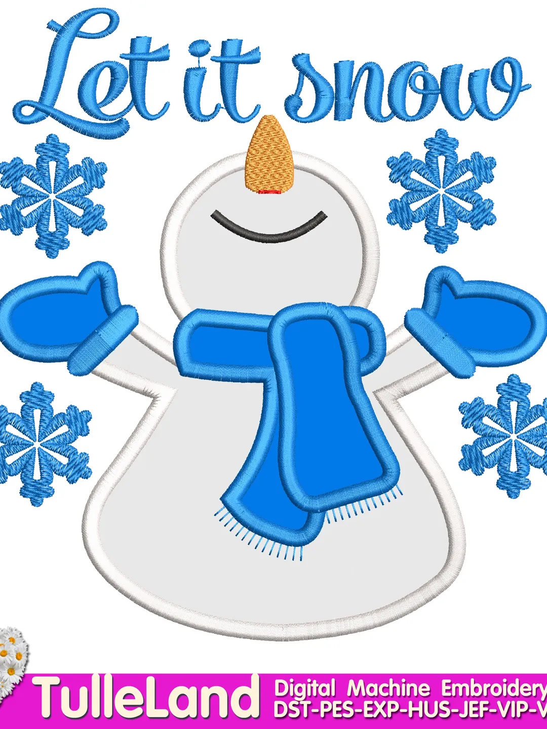 Christmas snowman First winter frozen 1st Christmas  Design applique for Machine Embroidery