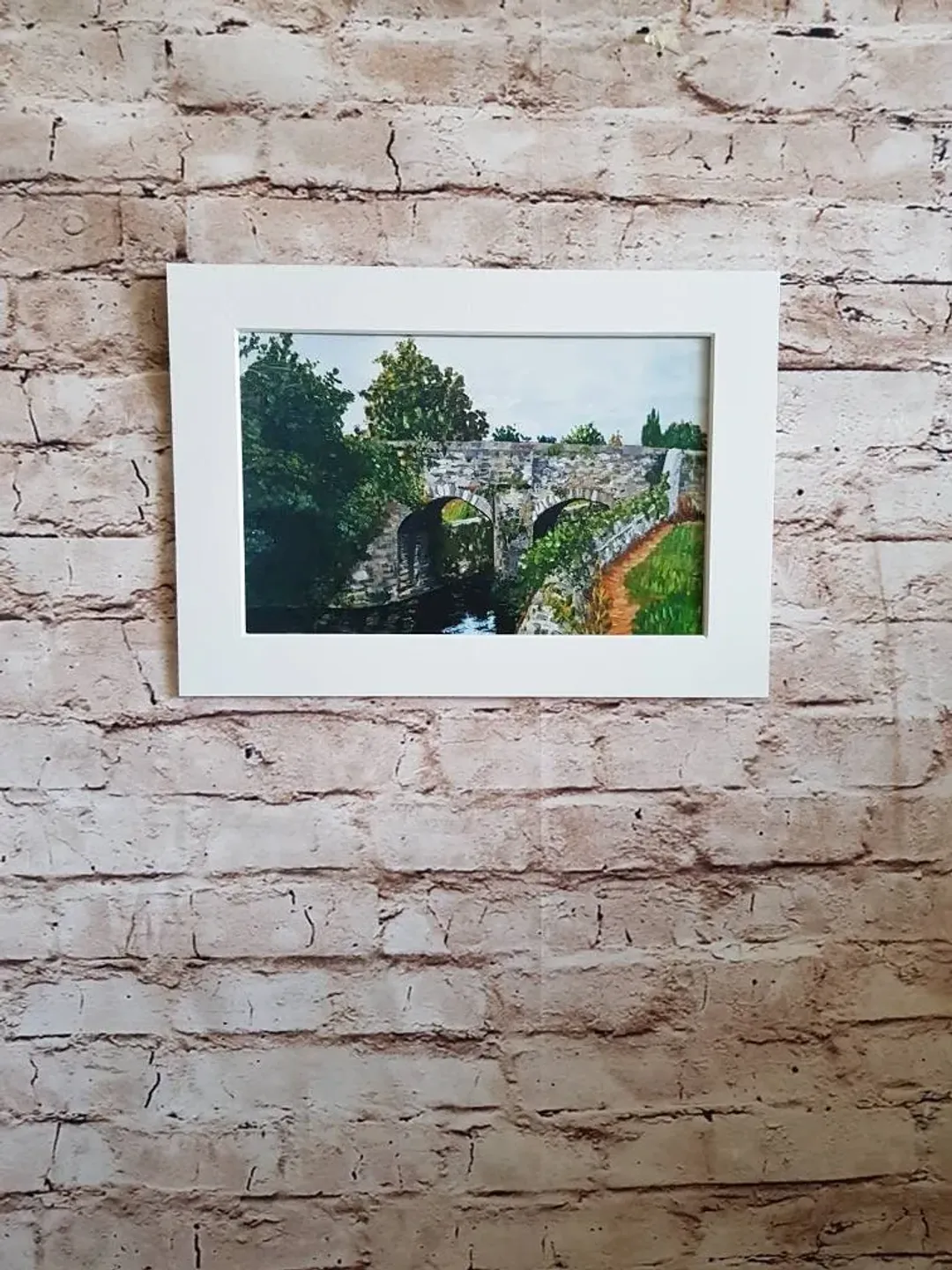 Packhorse Bridge, Milltown, Dublin, River Dodder, Dublin, unmounted, unframed