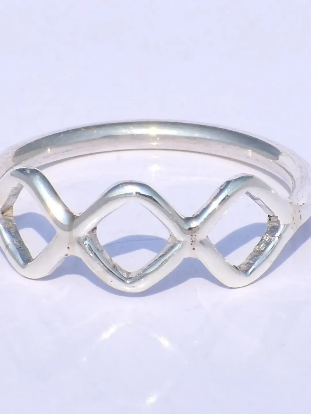 Hollow Ring, Handmade Ring, 925 Silver Ring, Triple Hollow Ring, Midi Ring, Stacking Ring, Fidget Ring, Chunky Ring, Circle Ring, Gift Ring