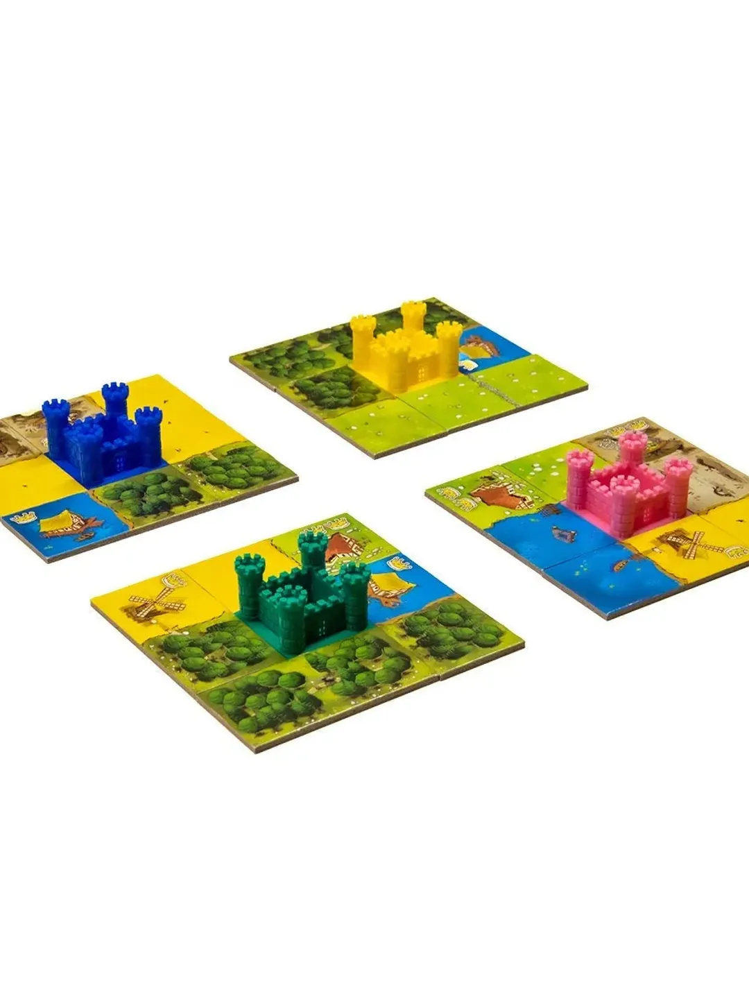 Kingdomino compatible Castles - 3D Printed Board Game Accessories