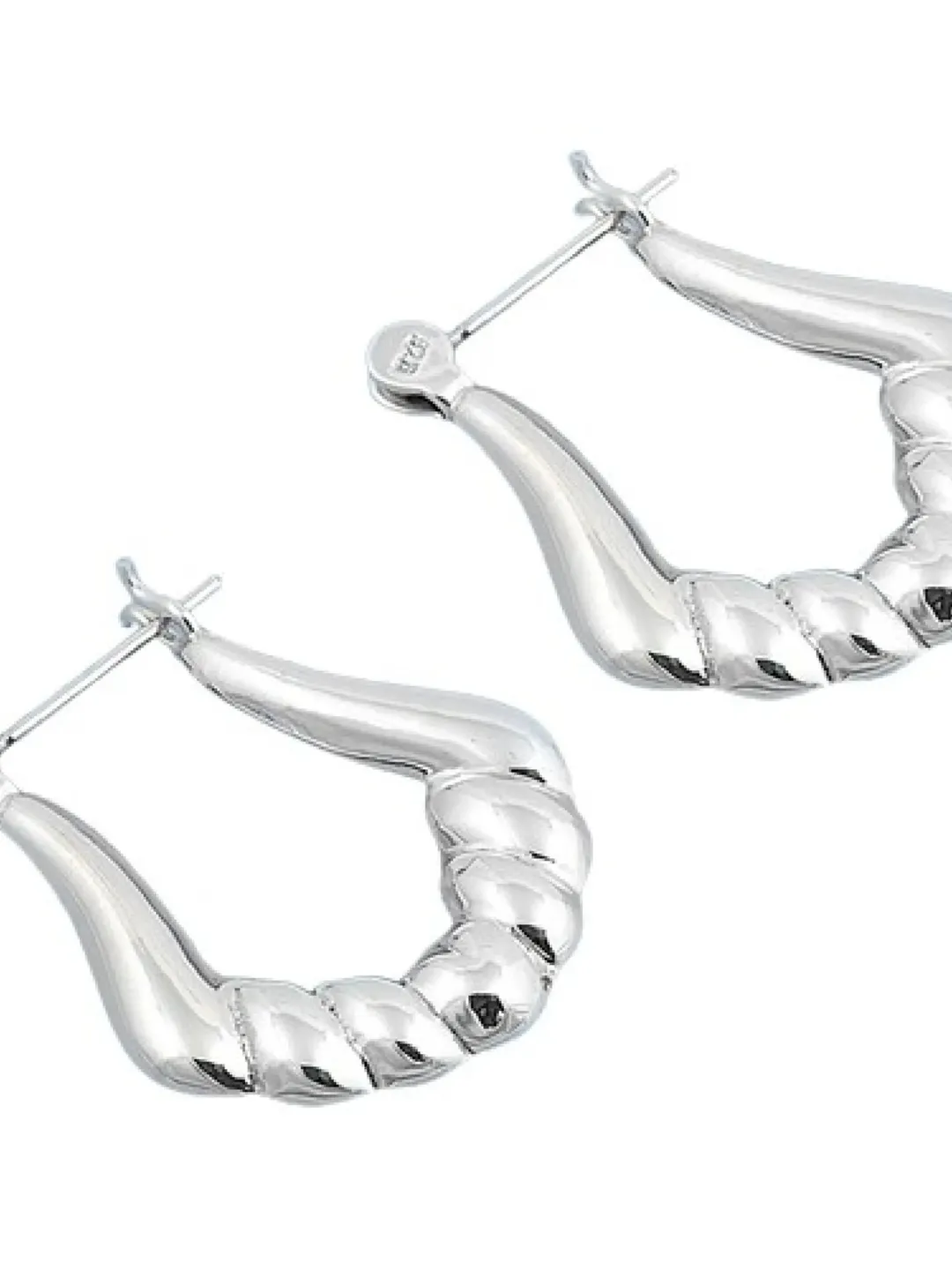 Hoop Earrings · solid 925 Sterling Silver hoop earrings · Loop earrings · Hollow Hoop Earrings · Hoop earrings for women