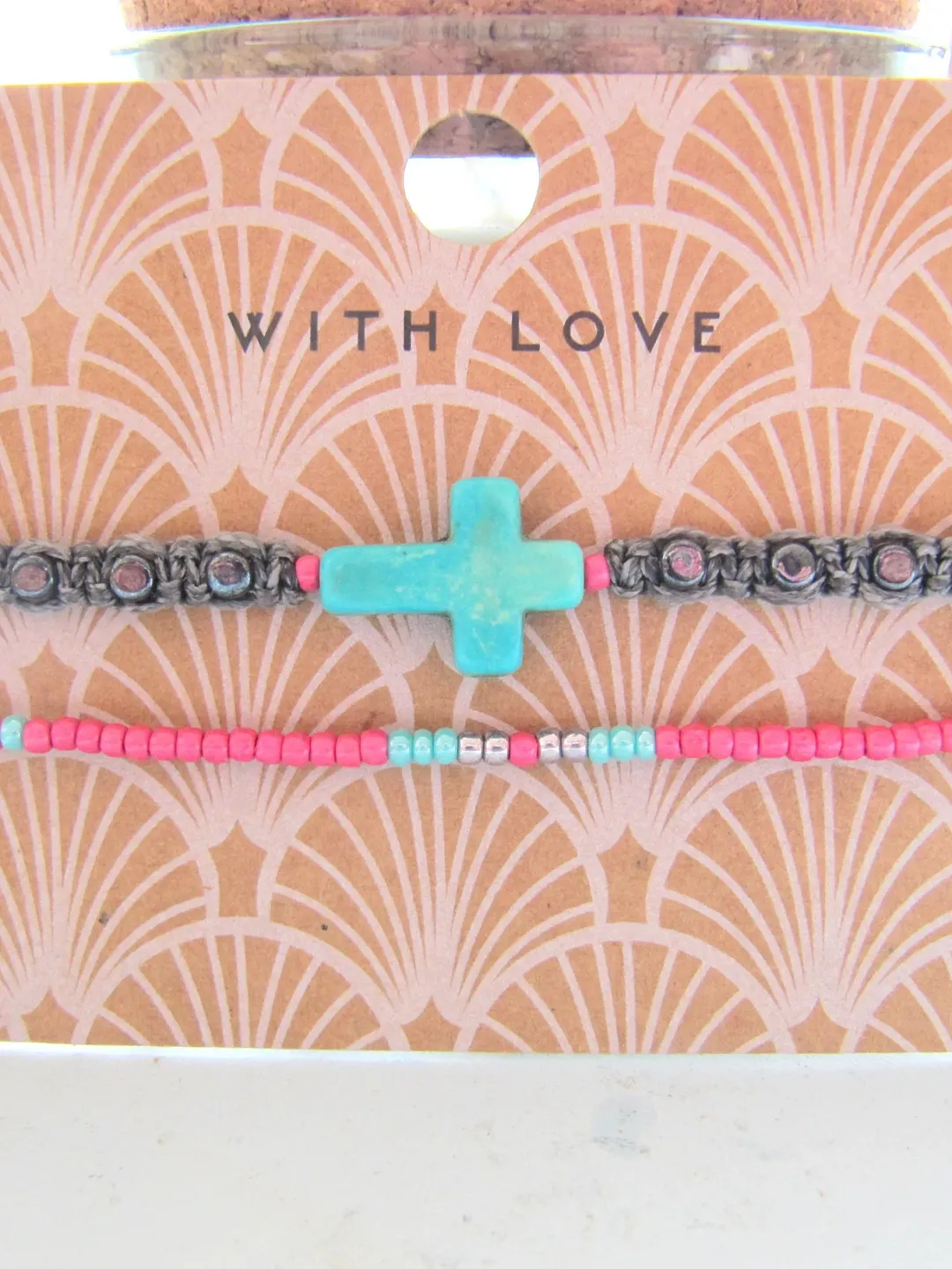 Bracelet set macrame, bracelet with cross, boho bracelets, beaded bracelet, minimalist bracelet, summer bracelets, hippie bracelet, gift