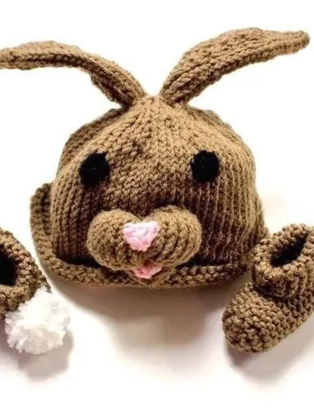 Bunny Hat and Booties/Socks Set