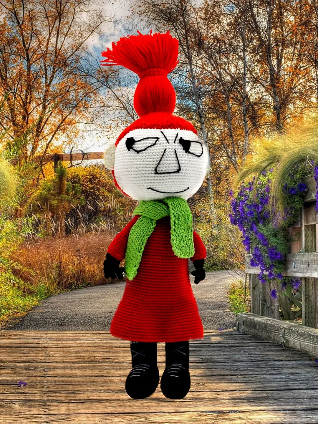 Baby girl doll in red dress, stuffed doll, organic toy, first baby toy, nursery decor, holiday gift a girl