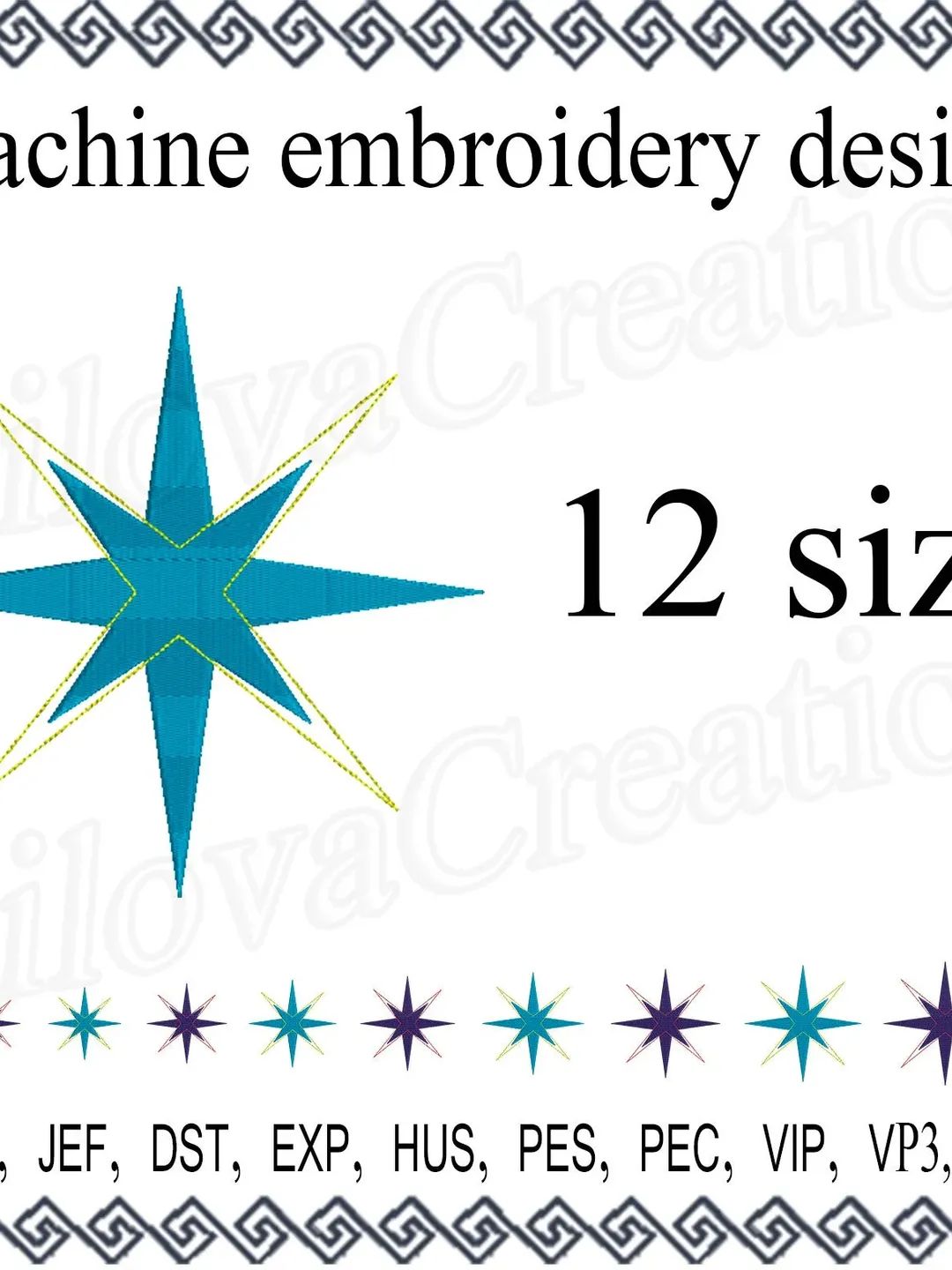 Star Machine embroidery design Mini Star small Star embroidery design Star Design Embroidery star Digital design Mini embroidery