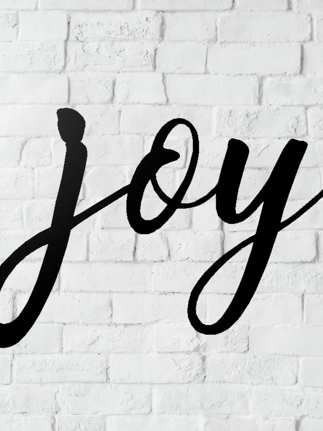 joy Metal Word Sign, joy Wall Decor, Christmas Gift, Christmas Decor, joy Word Art, Cursive joy Word