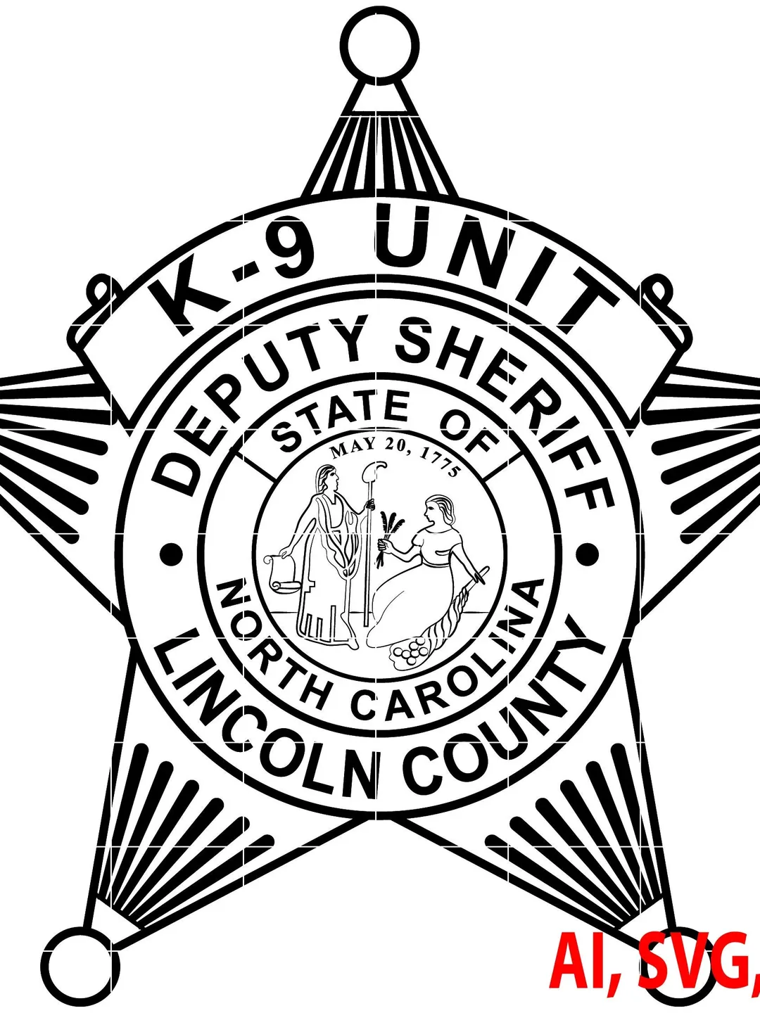 State of South Carolina Barnwell County Deputy Sheriff Badge, Logo ...