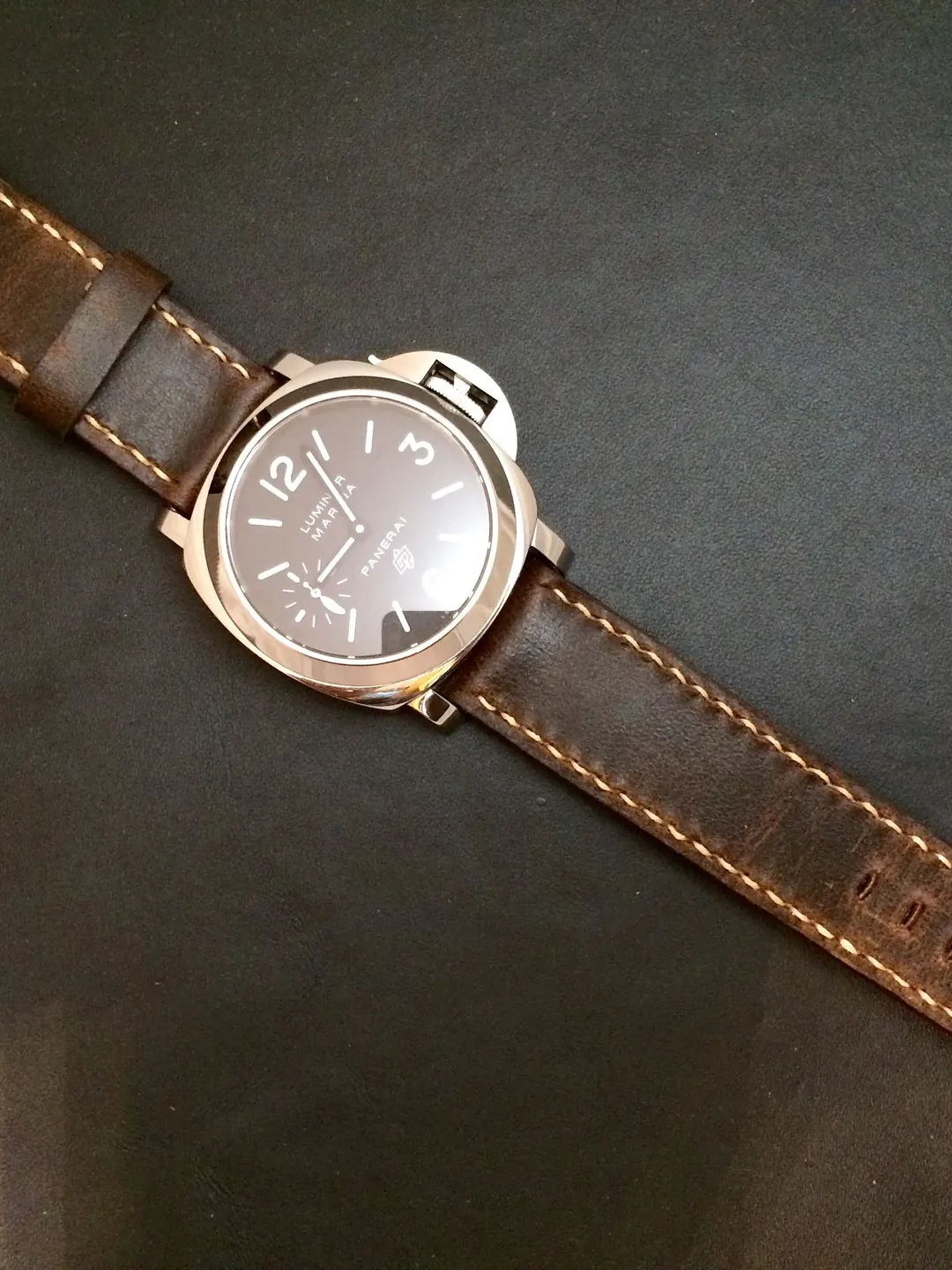 leather Watch band, 24mm straps, Brown leather watch band, leather watch strap, 24mm watch band, 26mm strap, Brown stitching, FREE SHIPPING