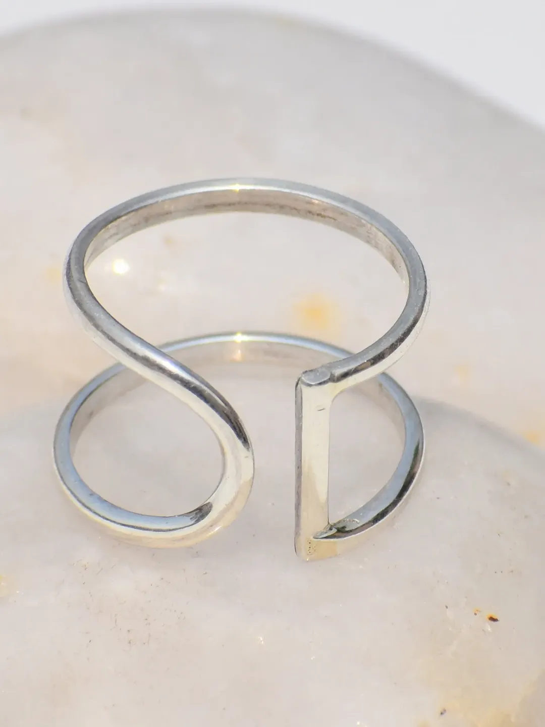 Silver Band Ring, Thin Dainty Ring, Sterling Silver Ring, Adjustable Ring, Silver Midi Ring, Statement Ring, Anniversary Gift, Gift For Her