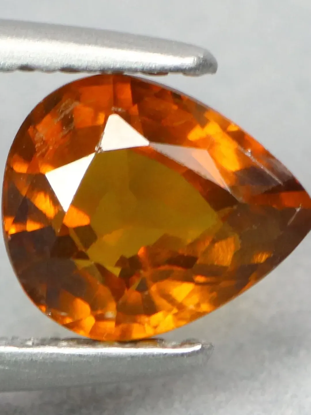 0.91 CT Stunning Rarest Unheated  100% Natural  Orange Mali Garnet Loose Gemstone