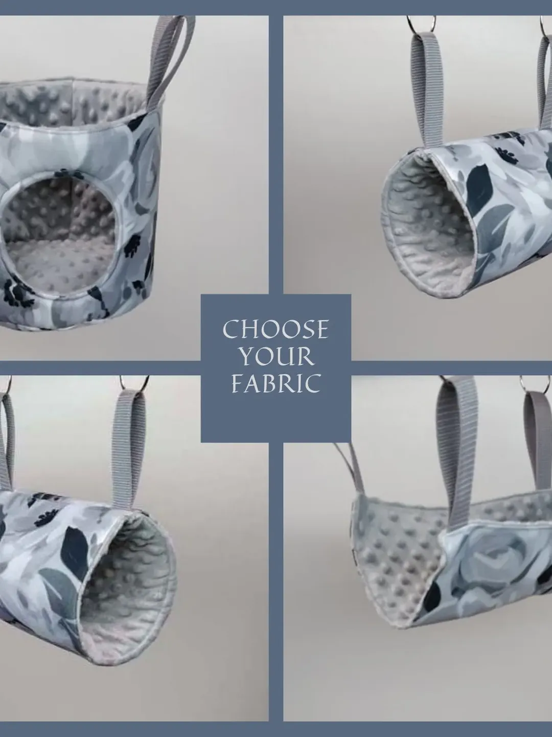 4 piece rat hammock set, ferret hammock set, chinchilla hammock set, set of hammocks for small animals, rat cage accessories.