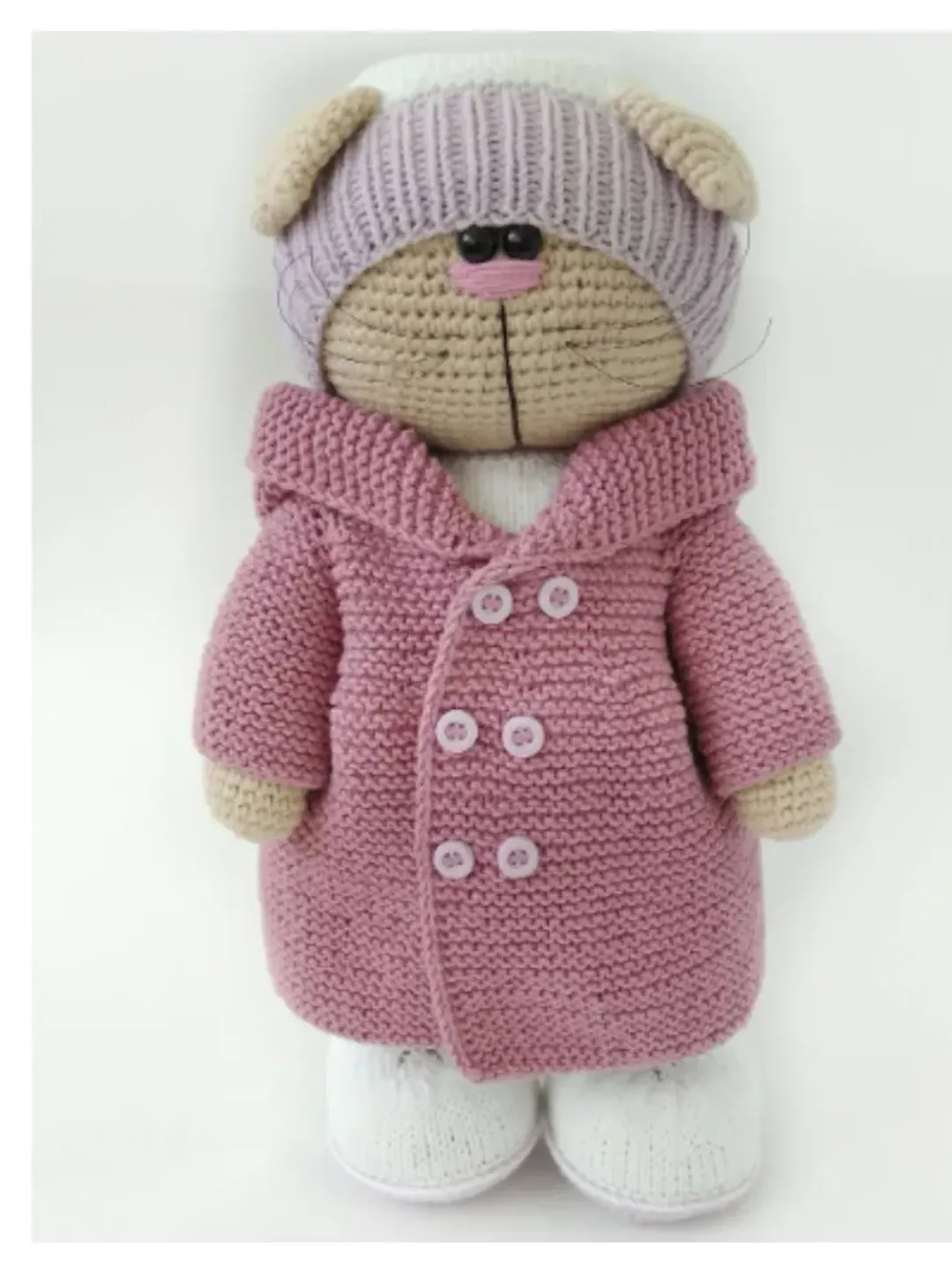 stuffed cat doll in clothes, amigurumi cat, Crochet cat toys, amigurumi kitty, Stuffed animal toy, stuffed cat toy