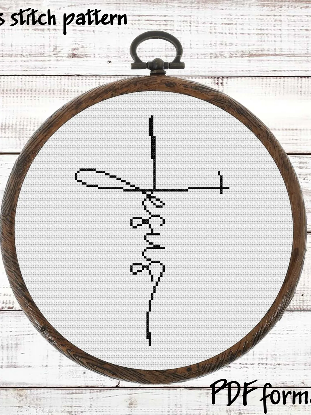 Jesus cross stitch pattern PDF, Bible cross stitch, Religious cross stitch pattern, Christian cross stitch picture