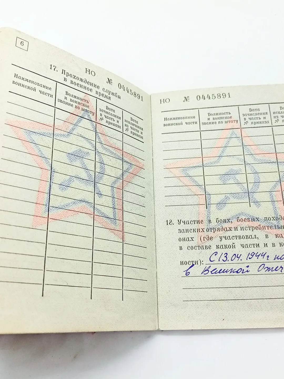 Vintage SOVIET Russian MILITARY id USSR Military Record Book Conscript ...